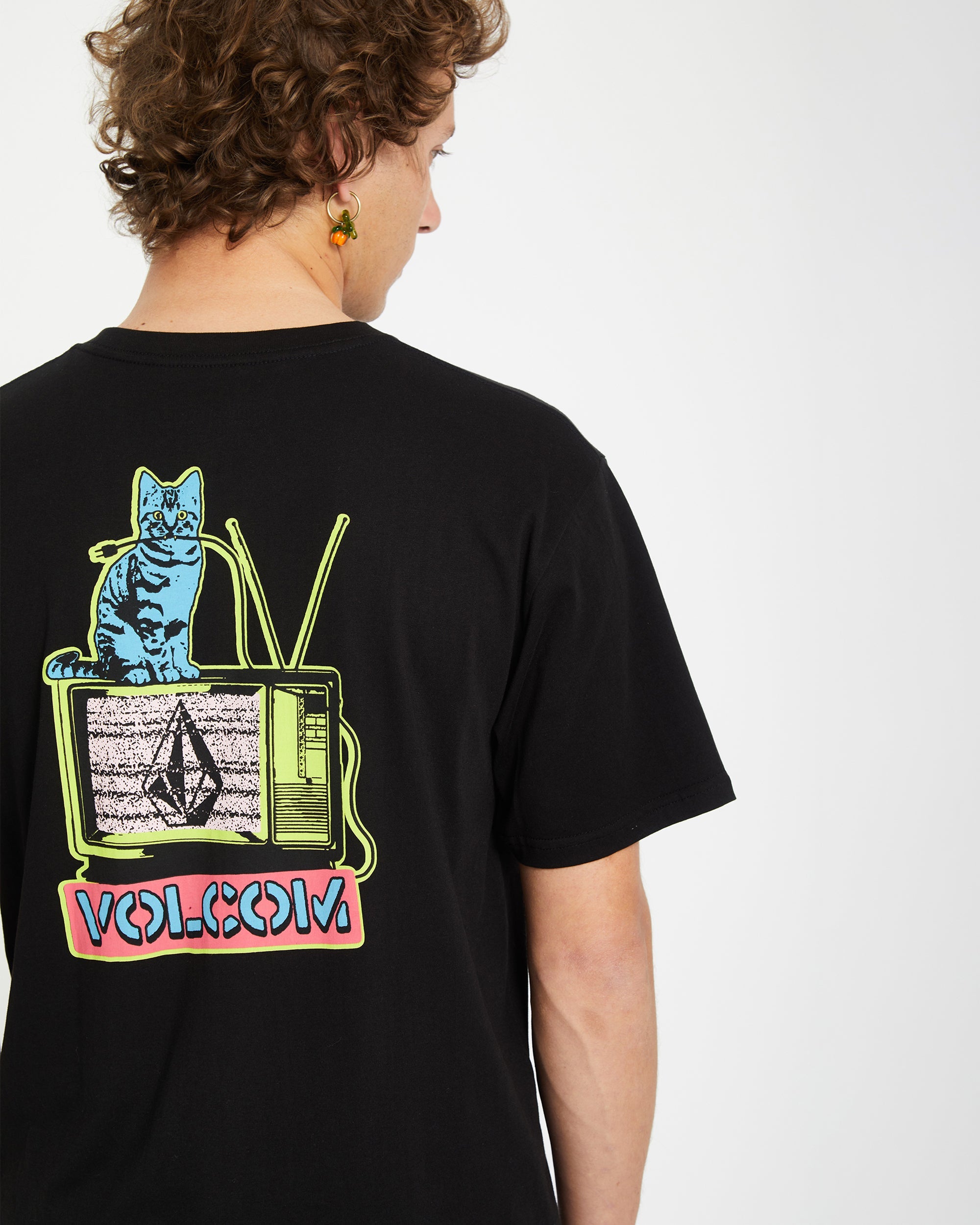 Catv T-shirt - BLACK - Men - Volcom EU – Volcom Europe