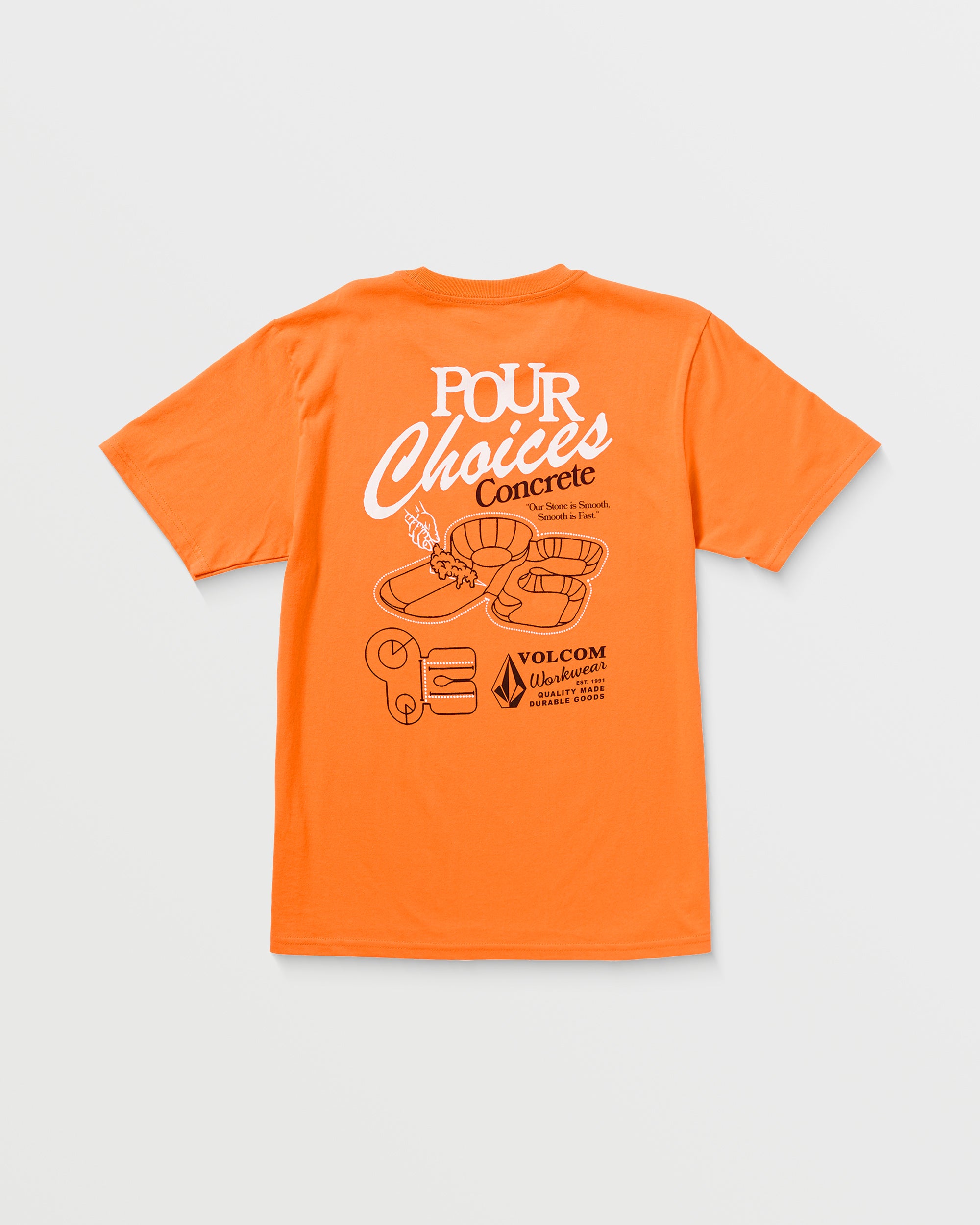 Pour Choices T-shirt - NEON ORANGE - Men - Volcom EU – Volcom Europe