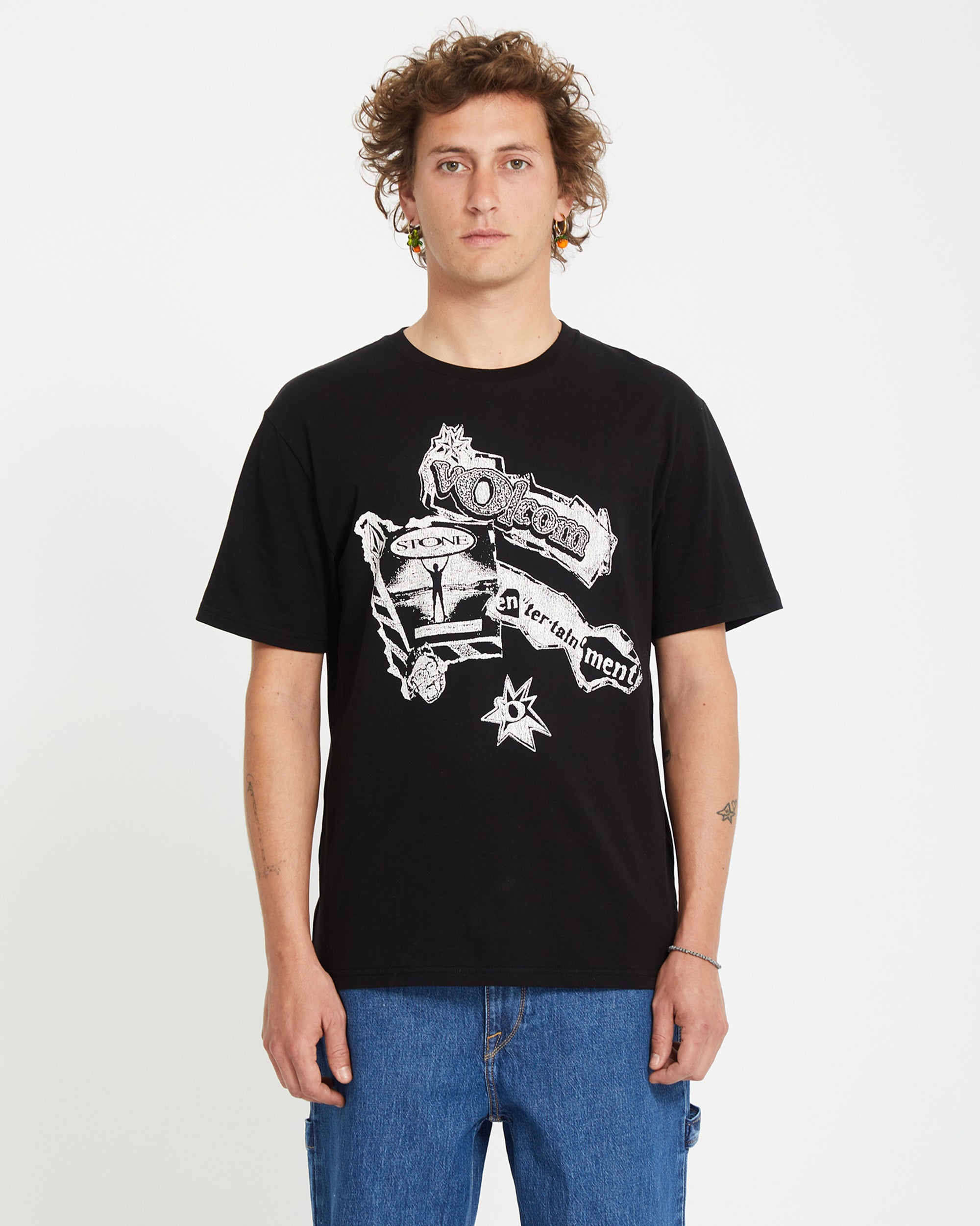 V Ent T-shirt - BLACK - Men - Volcom EU – Volcom Europe