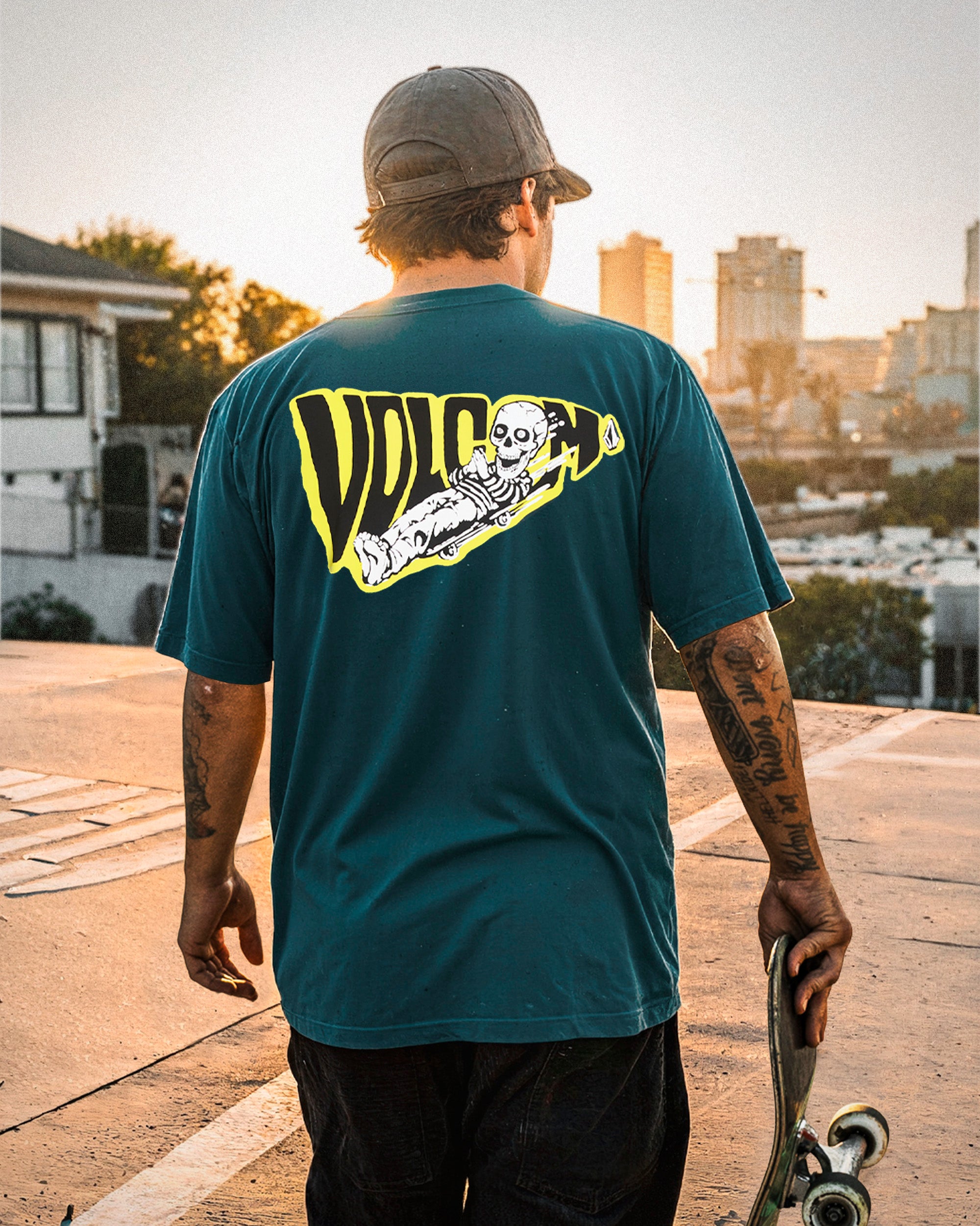 Alix Coffin T-Shirt - Rifle Green - Men - Volcom EU – Volcom Europe