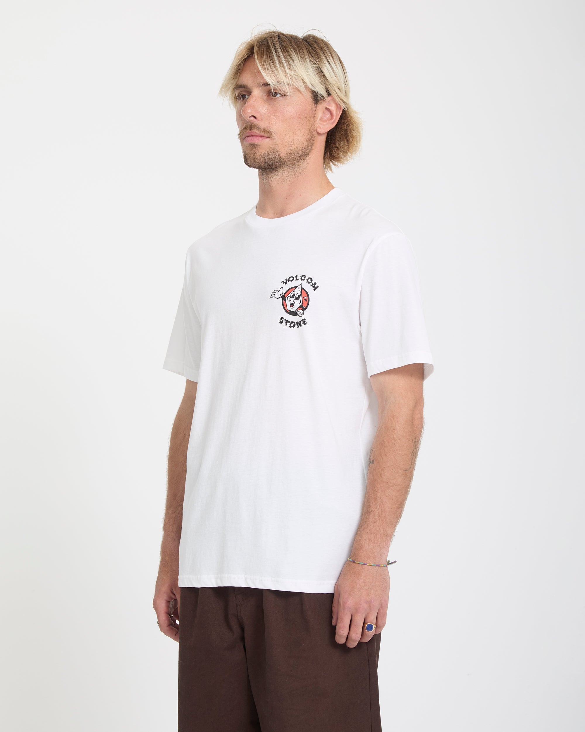 Miste Stone T-Shirt - White - Men - Volcom EU – Volcom Europe