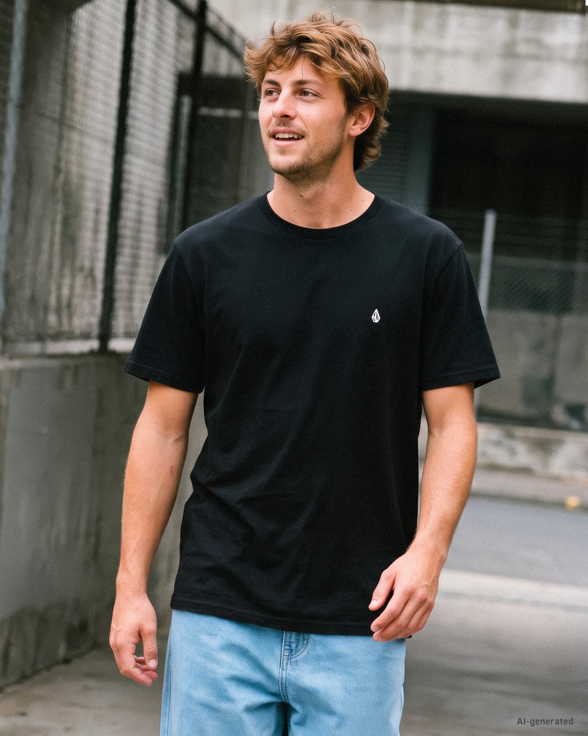 Camiseta Stone Blanks - Black