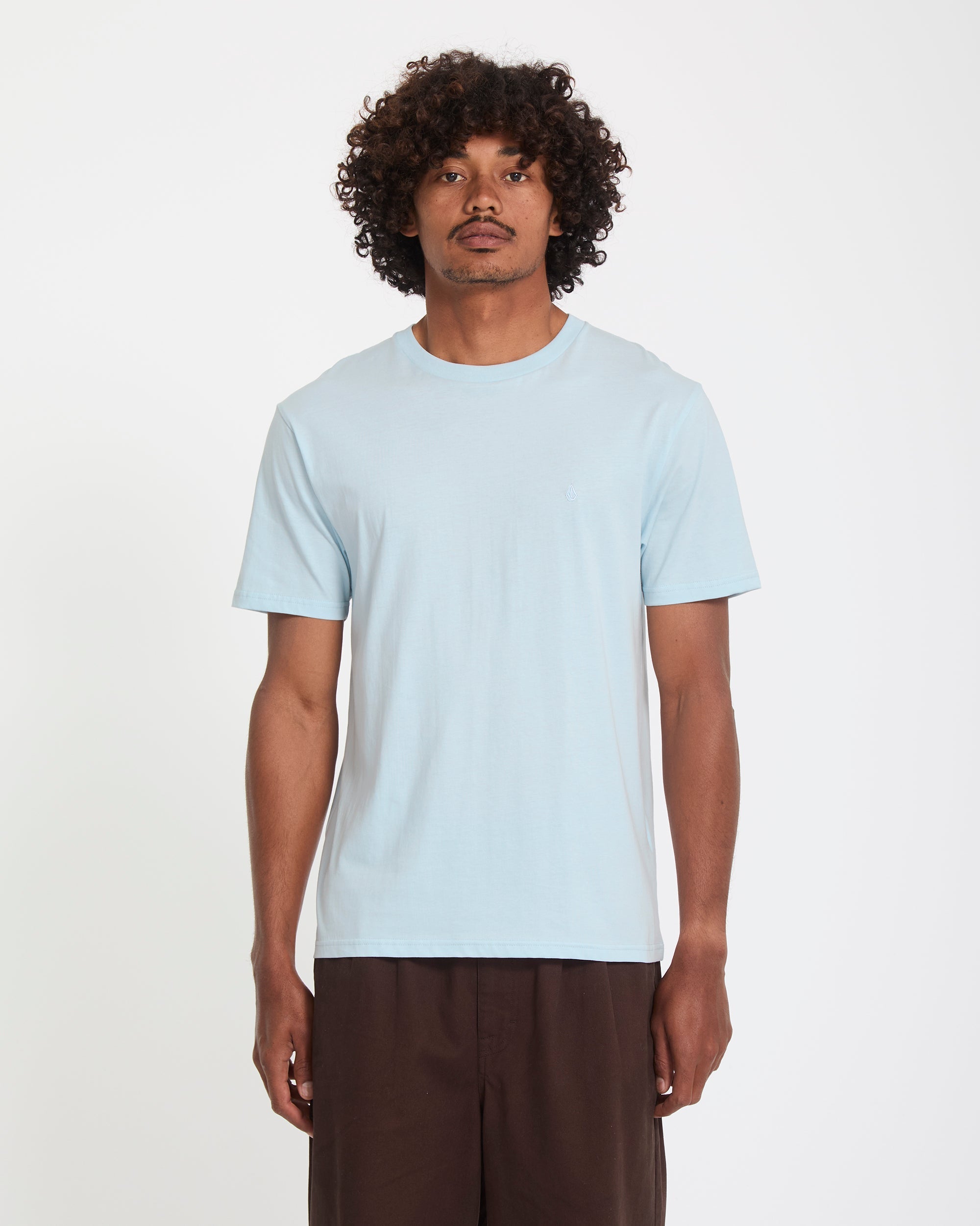 Stone Blanks T-Shirt - Light Blue Acid - Men - Volcom EU – Volcom