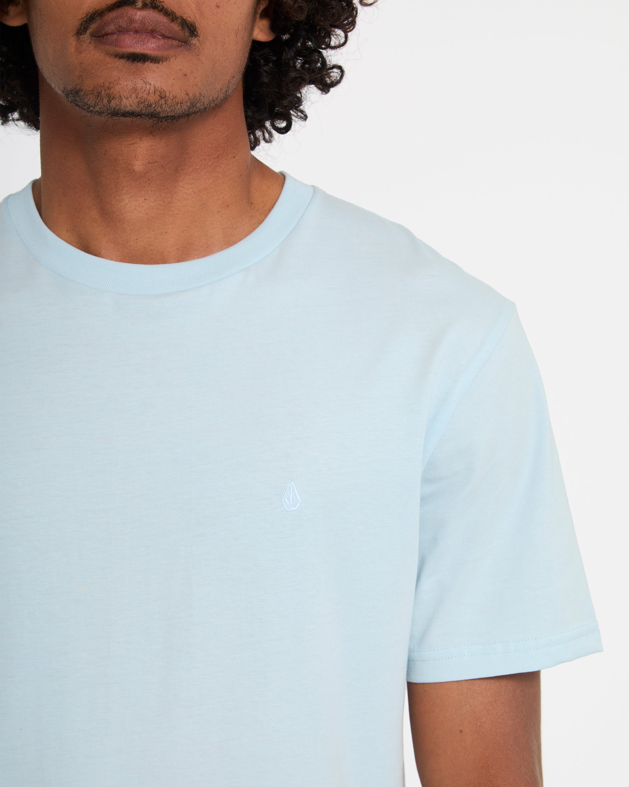 Stone Blanks T-Shirt - Light Blue Acid - Men - Volcom EU – Volcom