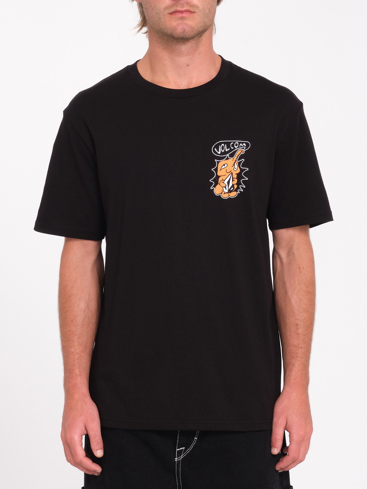 Santi Stoned T-Shirt - Black - Men - Volcom EU – Volcom Europe