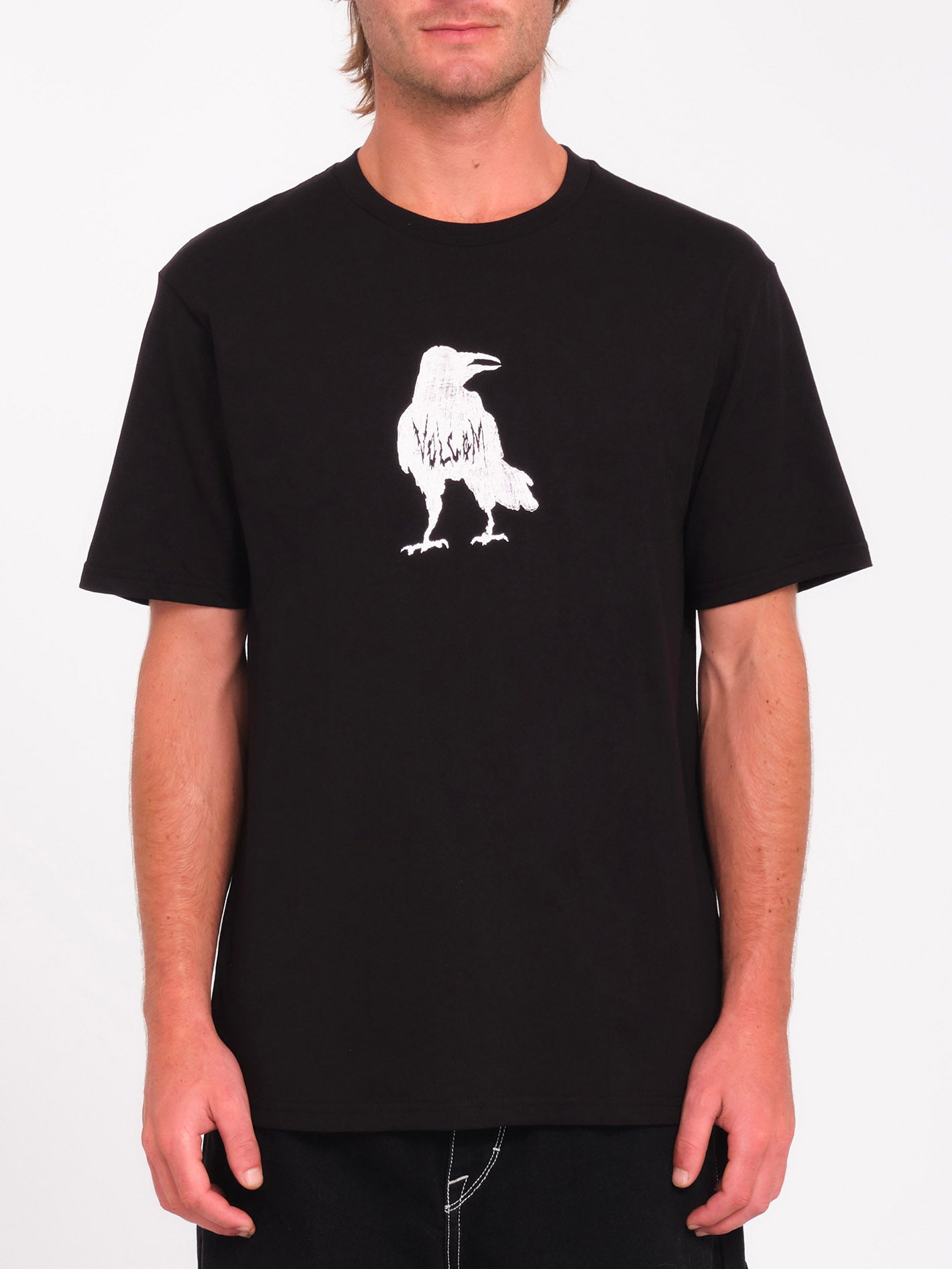 Issam Crow T-Shirt - Black