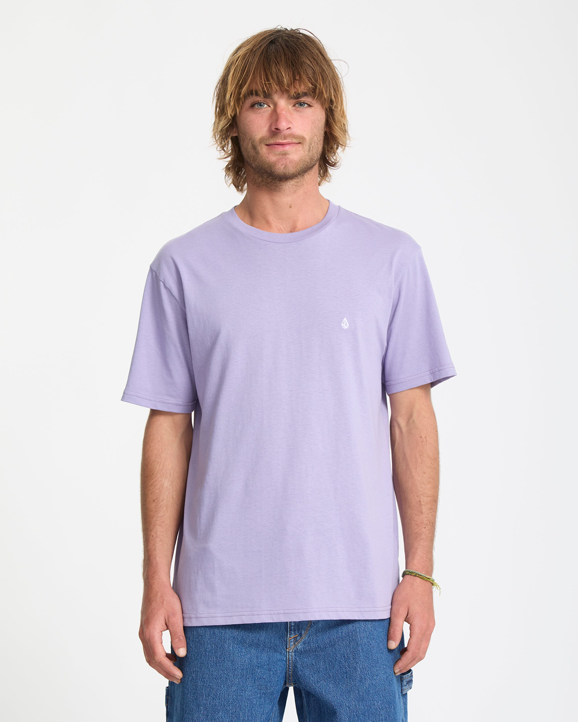 STONE  Tシャツ パープル Stone Blanks T-Shirt - Purple Ash - Volcom EU – Volcom Europe