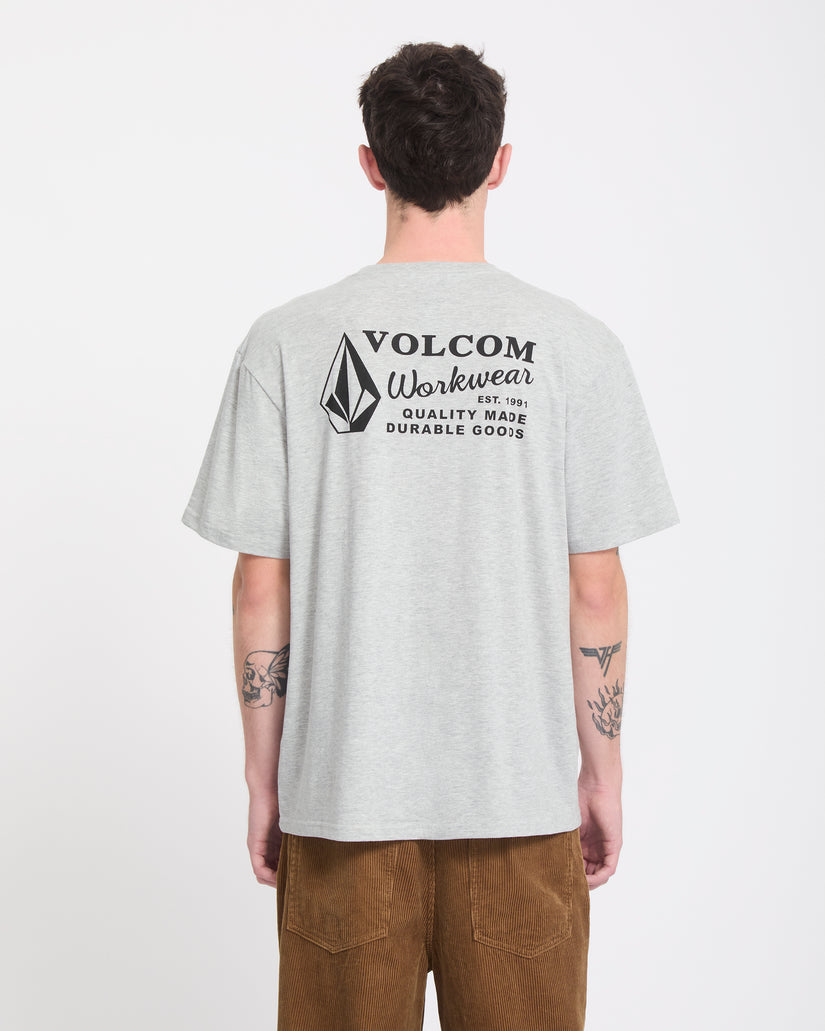 Workwear T-Shirt - Heather Grey