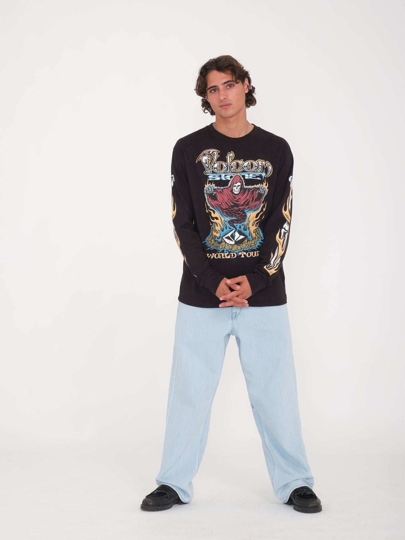 Stone Ghost T-shirt - BLACK - Men - Volcom EU – Volcom Europe
