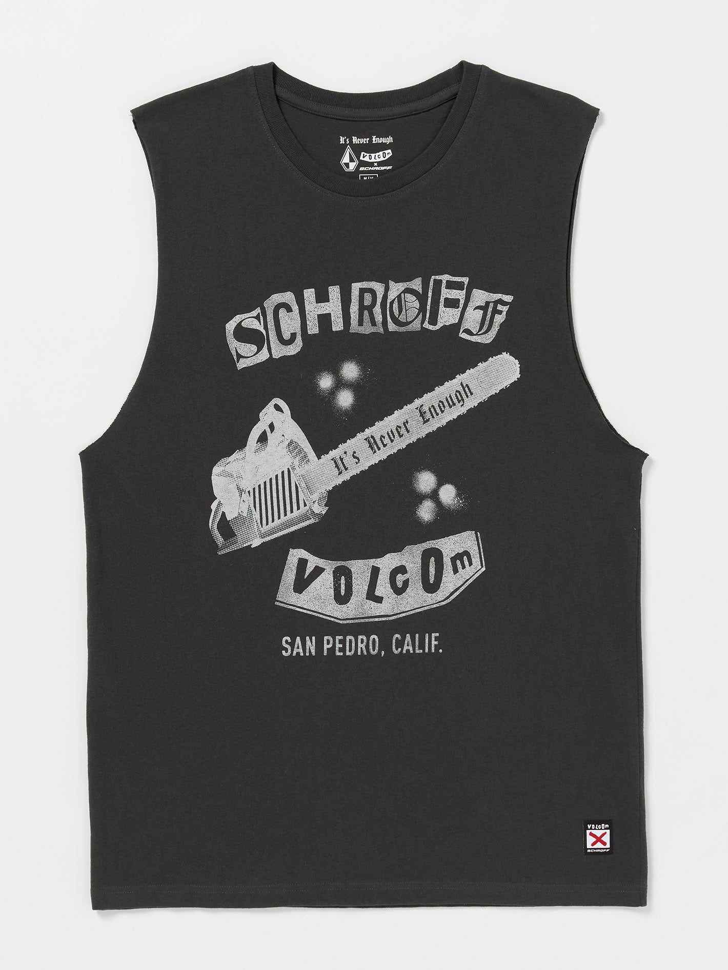 Schroff X Volcom Sleeveless T-Shirt - Stealth