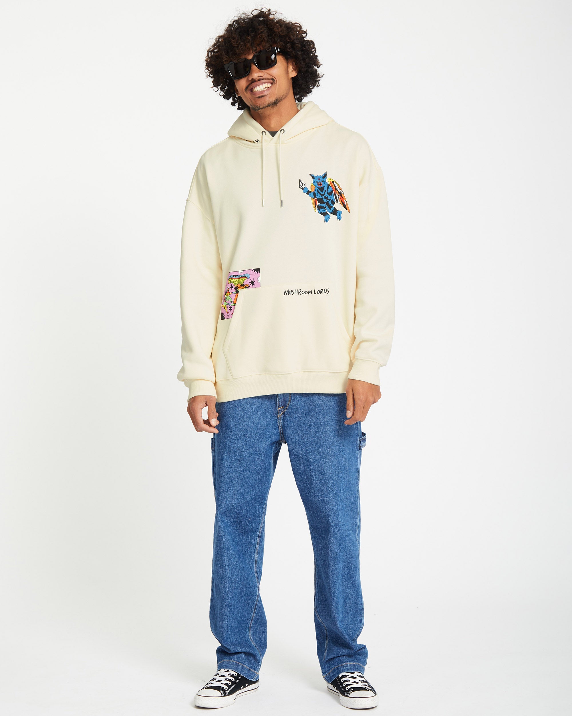 Bob Mollema 2 Hoodie - LIGHT BEIGE - Volcom EU – Volcom Europe