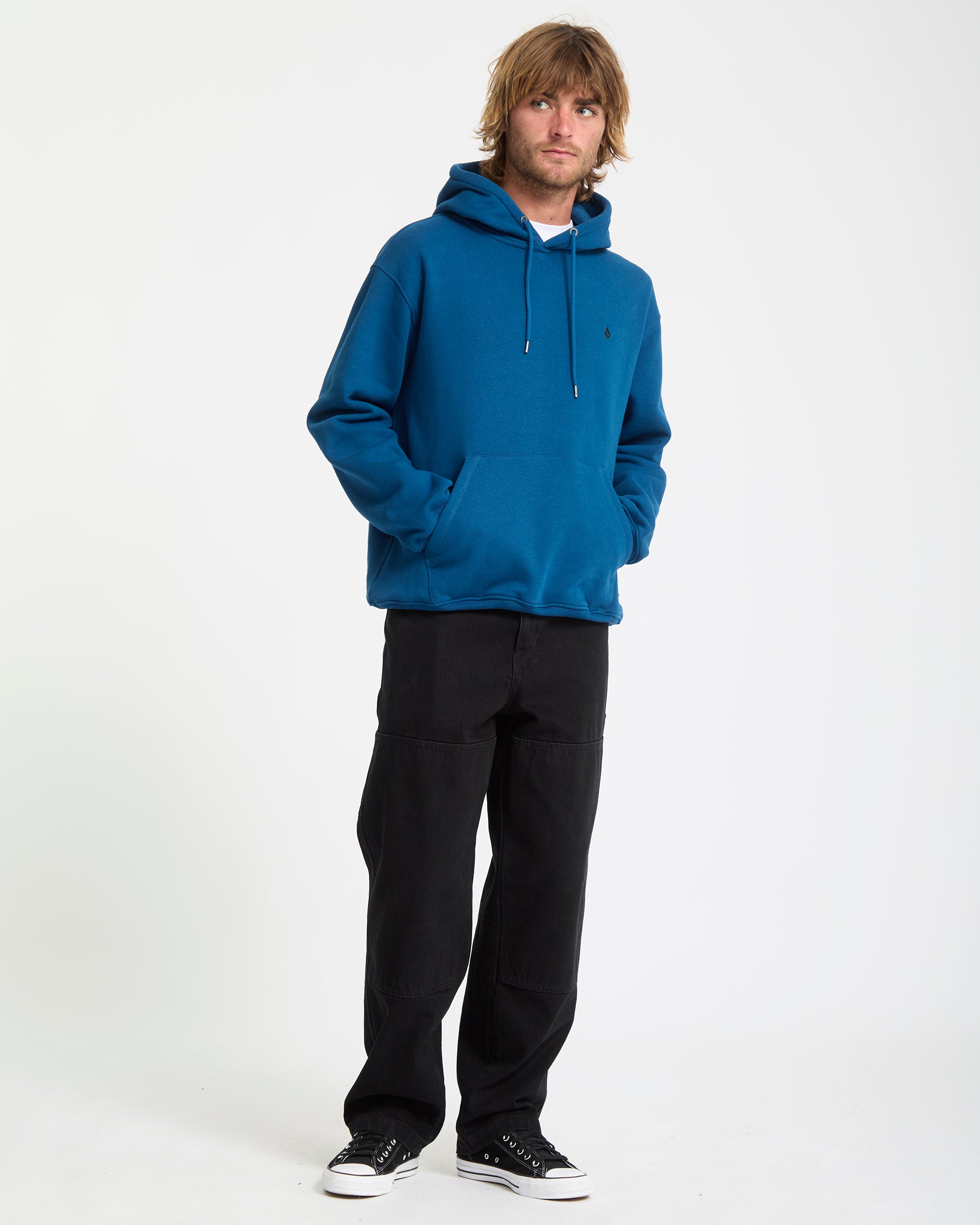 Stone  pullover hoodie青 Size L STONE ISLAND - HOODIE NAVY (41530) - Vousten Sports