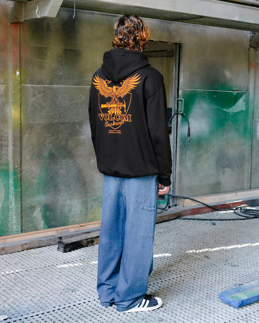 Sweat à capuche Hammered - Black