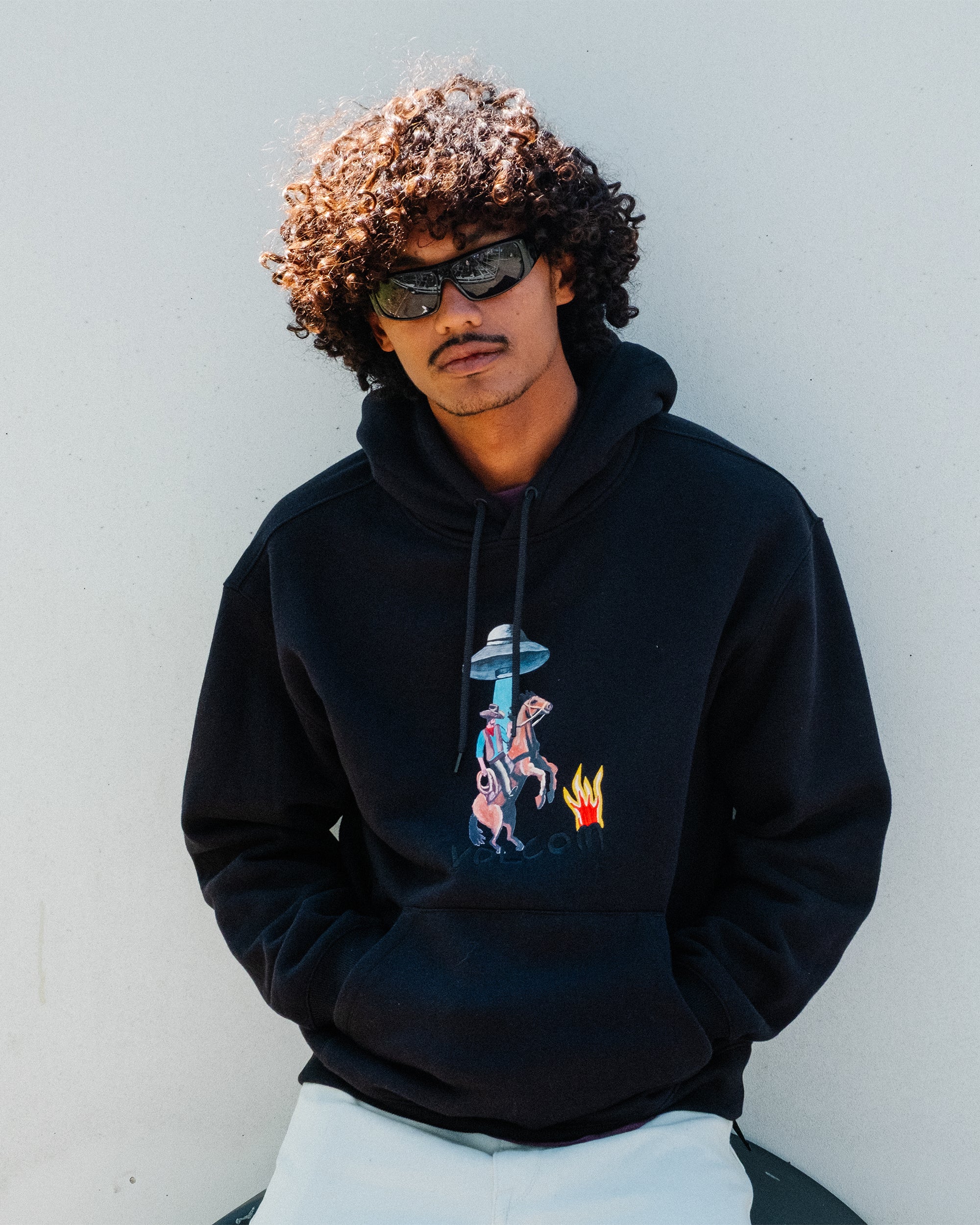 Noder Hoodie - Light Acid Black - Men - Volcom EU – Volcom Europe