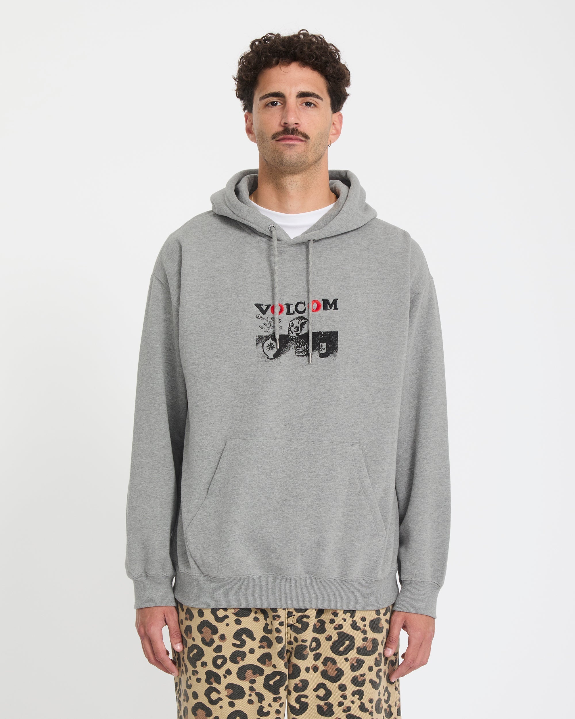 Volcom グレー フード付きパーカー&コーチジャケット Seth Conboy Hoodie - Heather Grey - Men - Volcom EU – Volcom Europe