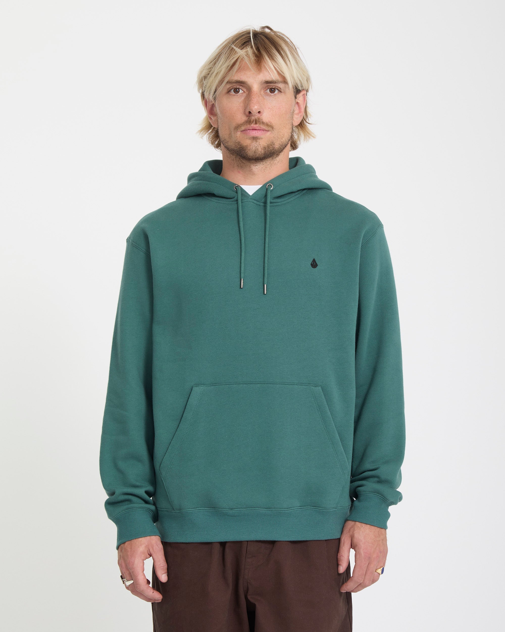 Single Stone Hoodie - Rifle Green - Men - Volcom EU – Volcom Europe