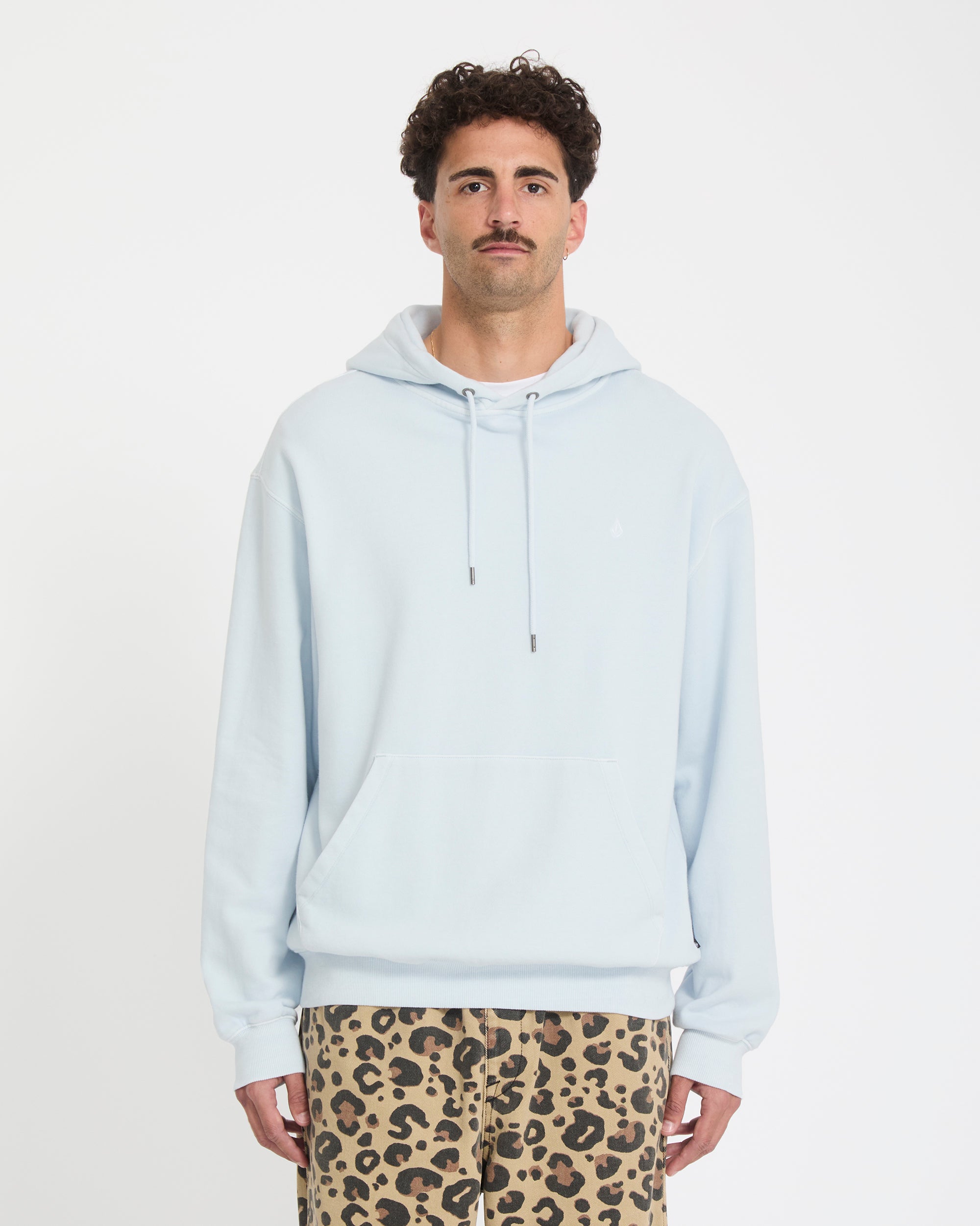 Single Stone Hoodie - Light Blue Acid - Men - Volcom EU – Volcom