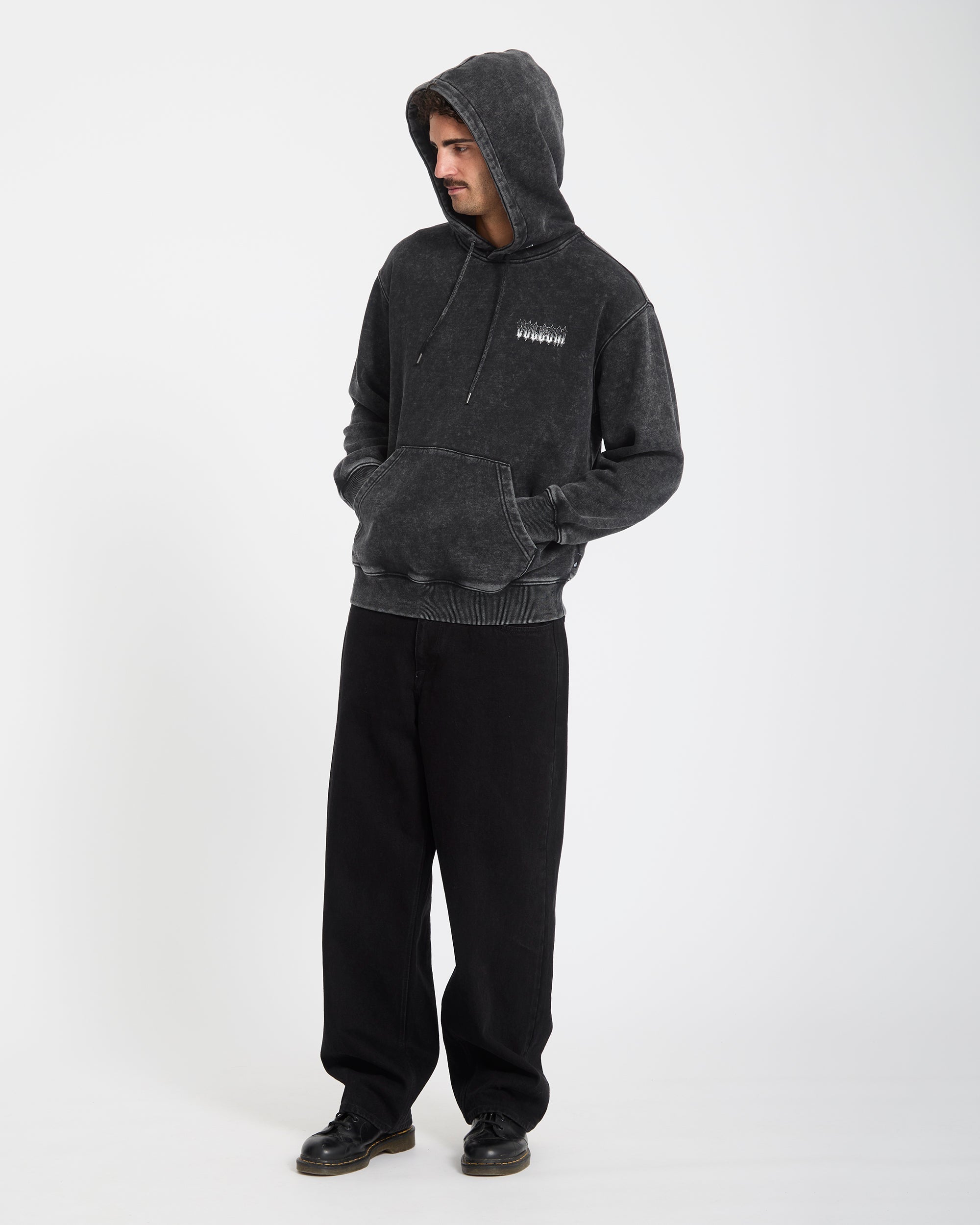 Noder Hoodie - Light Acid Black - Men - Volcom EU – Volcom Europe