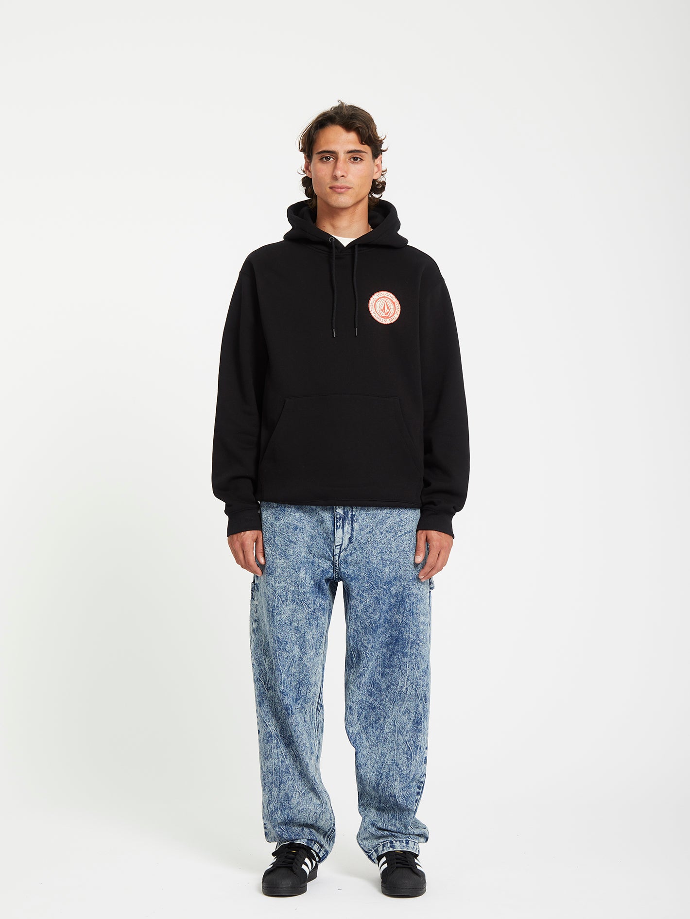 ★Volcom★Volstoned Hoodie 関税込★ Volstoned Hoodie - Black - Men - Volcom Europe