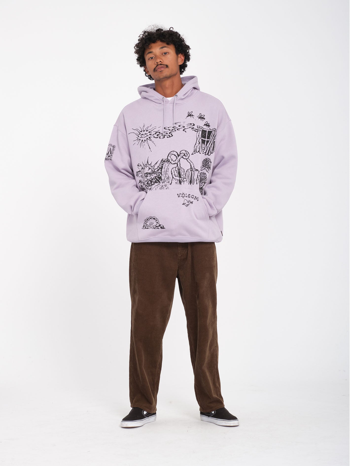 Volcom purple hoodie hotsell