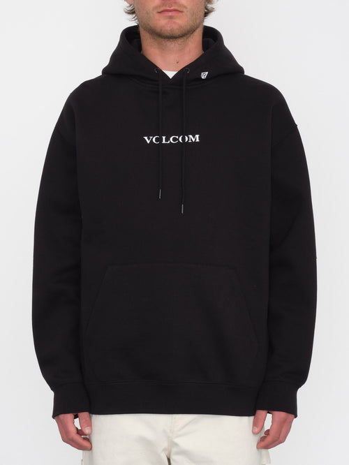 Volcom Men's Single Stone Zip Hoodie - Classic Fit, Cotton-Blend Fleece, Chest Embroidery