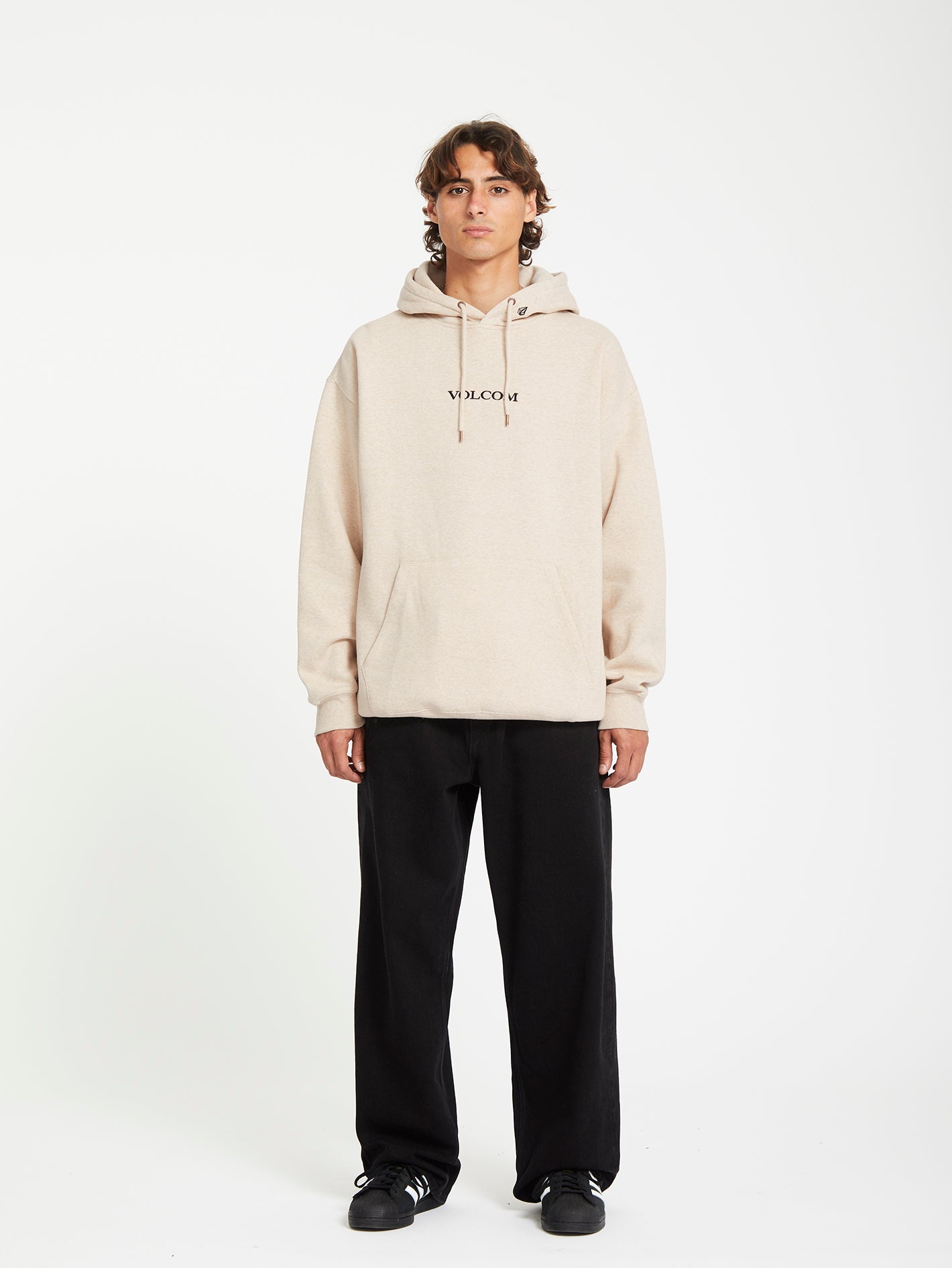 ★Volcom★Stone Fleece Hoodie 関税込★ Volcom Stone Hoodie - Dust Heather - Men - Volcom Europe