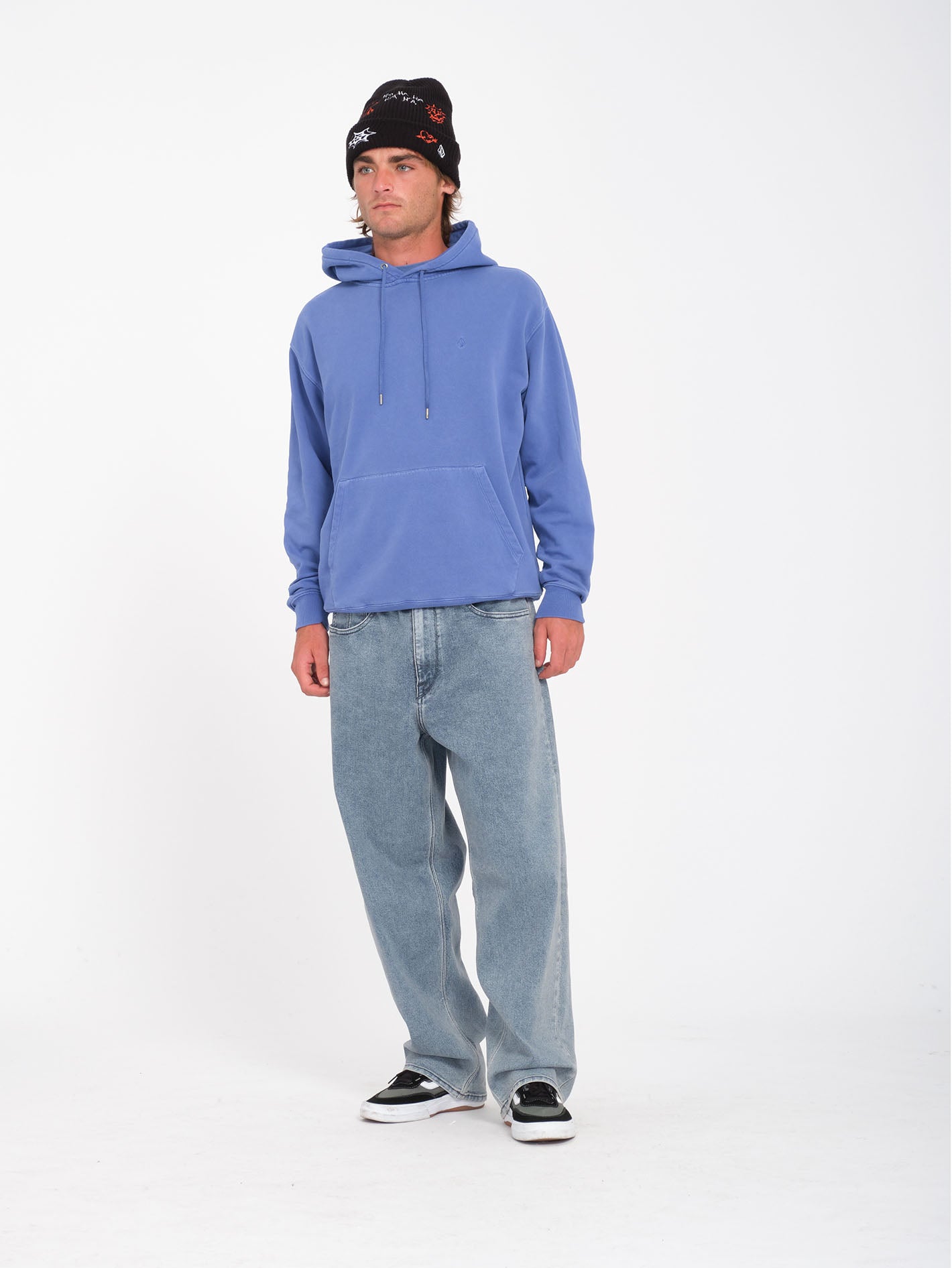 Single Stone Hoodie Ballpoint Blue Men Volcom Europe