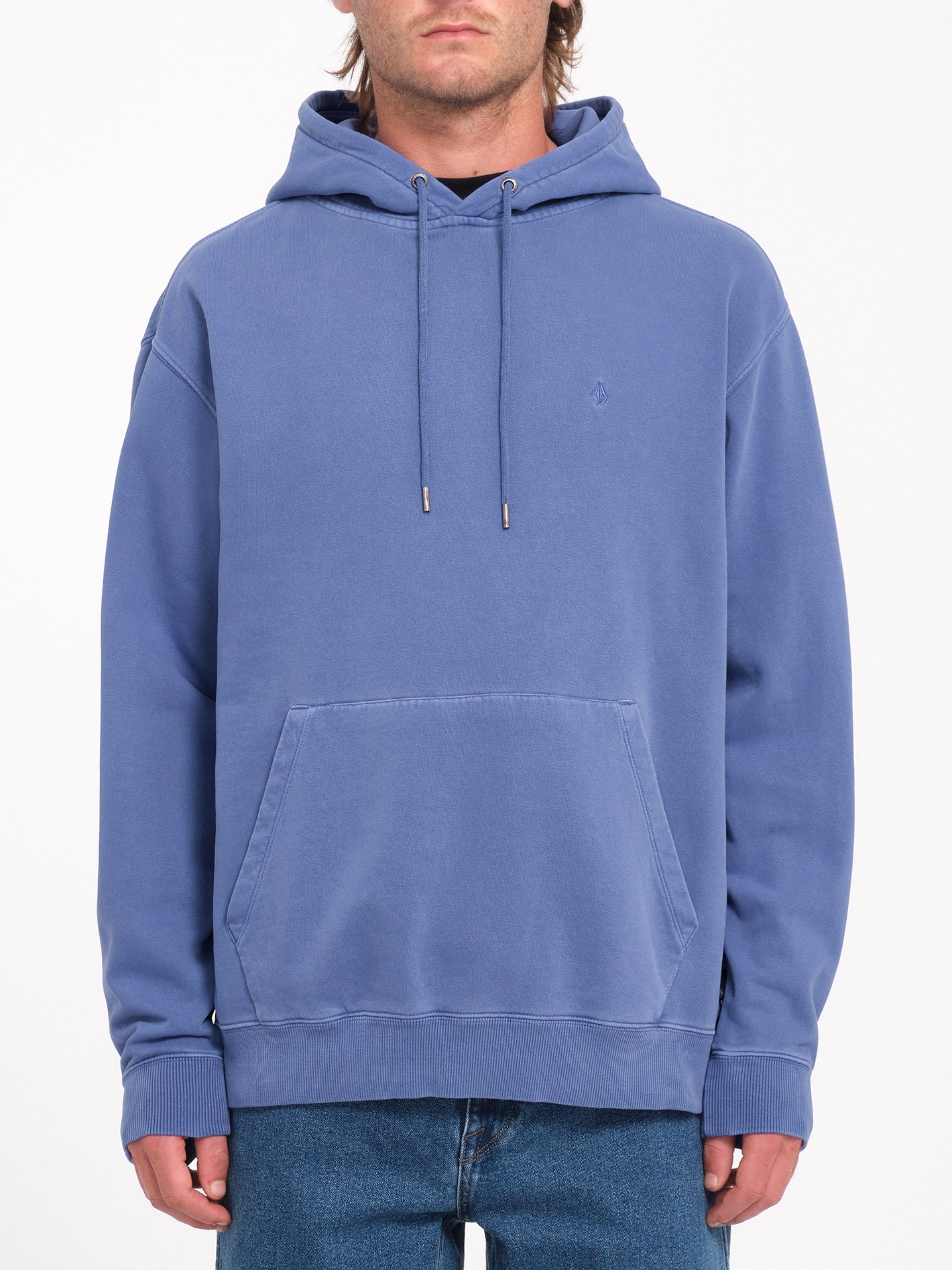 Single Stone Hoodie Ballpoint Blue Men Volcom Europe