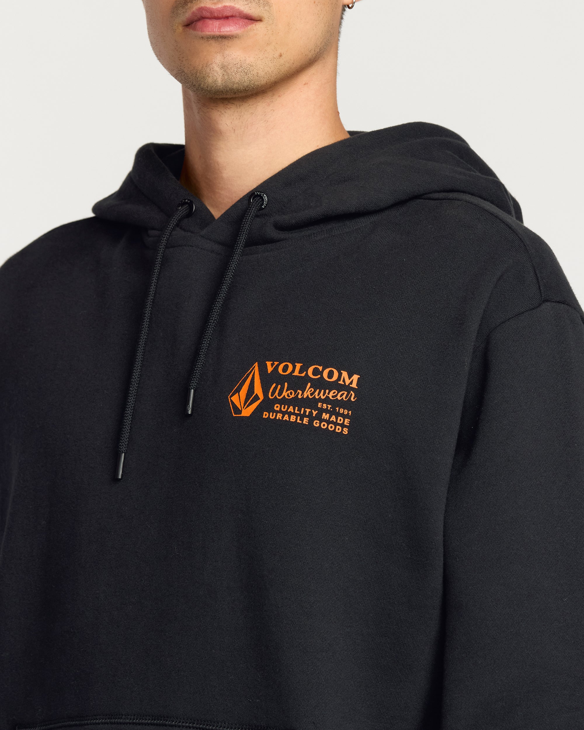 Workwear Hoodie - Black - Men - Volcom EU – Volcom Europe