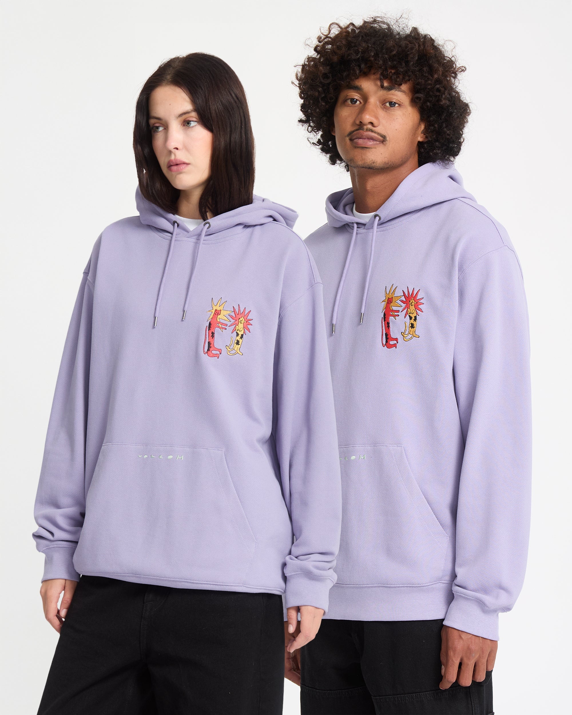 Longo Cats Hoodie - Purple Ash - Volcom EU – Volcom Europe