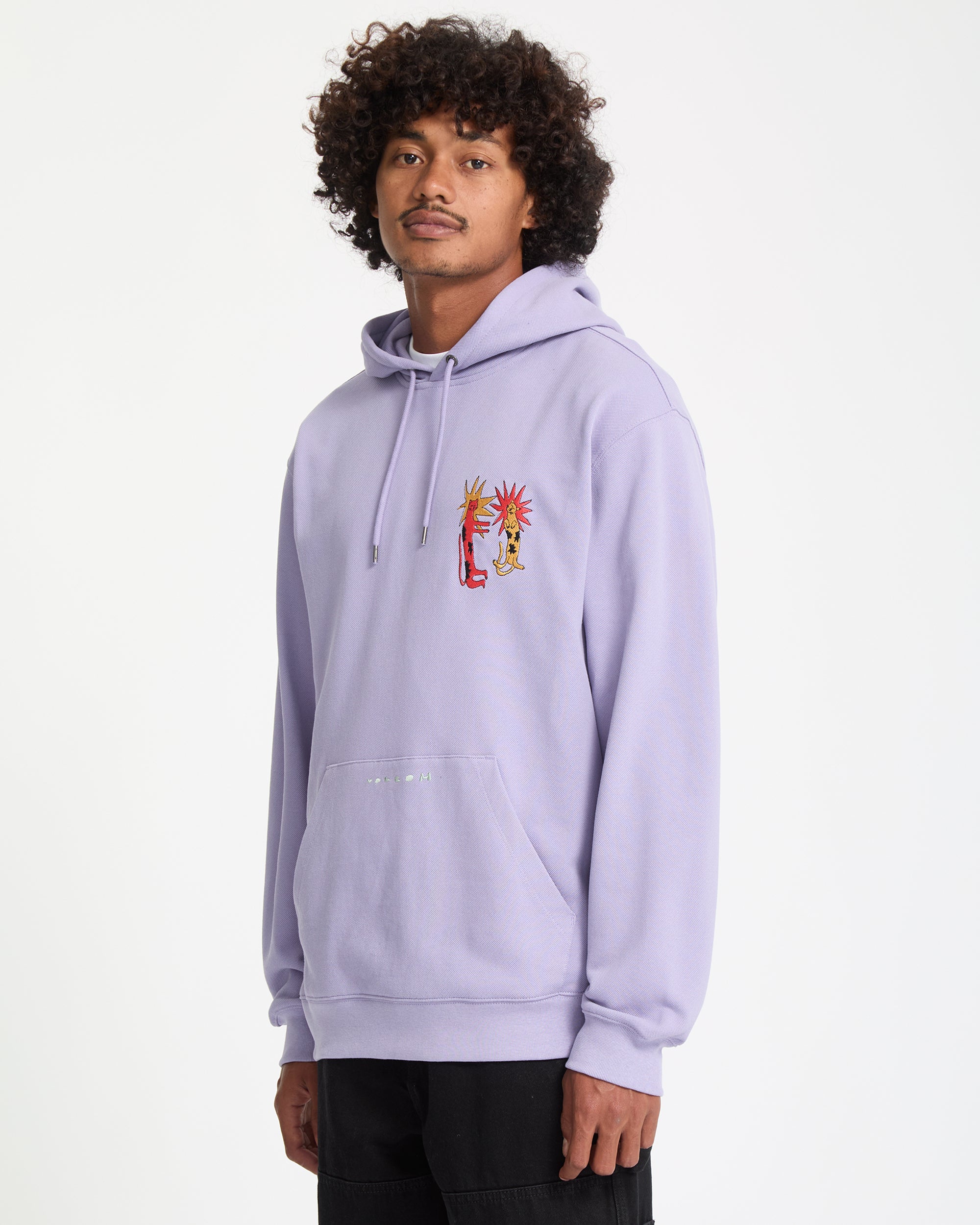 VOLCOM フード付きパーカー US/EU S パープル Longo Cats Hoodie - Purple Ash - Volcom EU – Volcom Europe