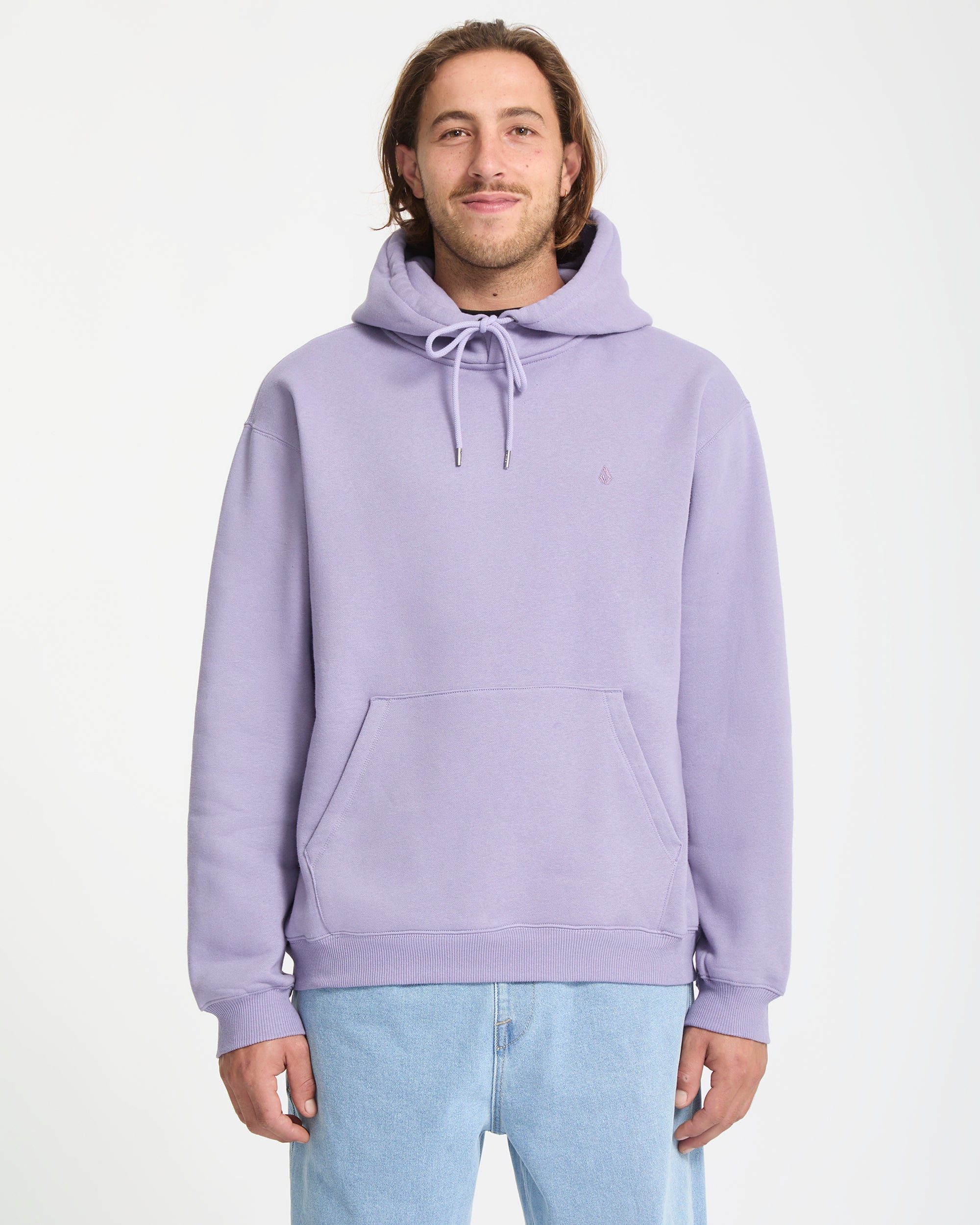 Single Stone Hoodie - Purple Ash - Men - Volcom EU – Volcom Europe