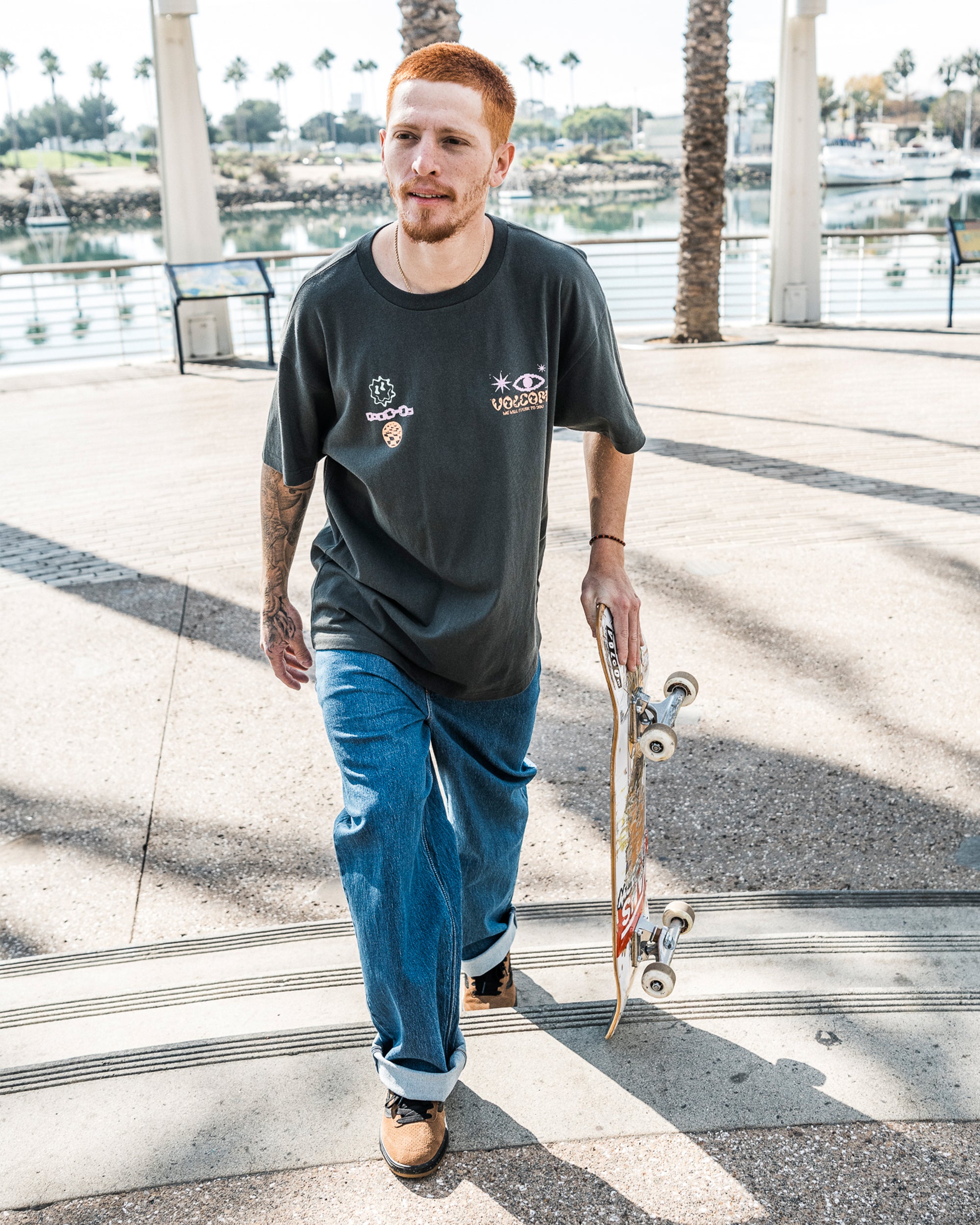 Filip Rygalski T-shirt - STEALTH - Men - Volcom EU – Volcom Europe