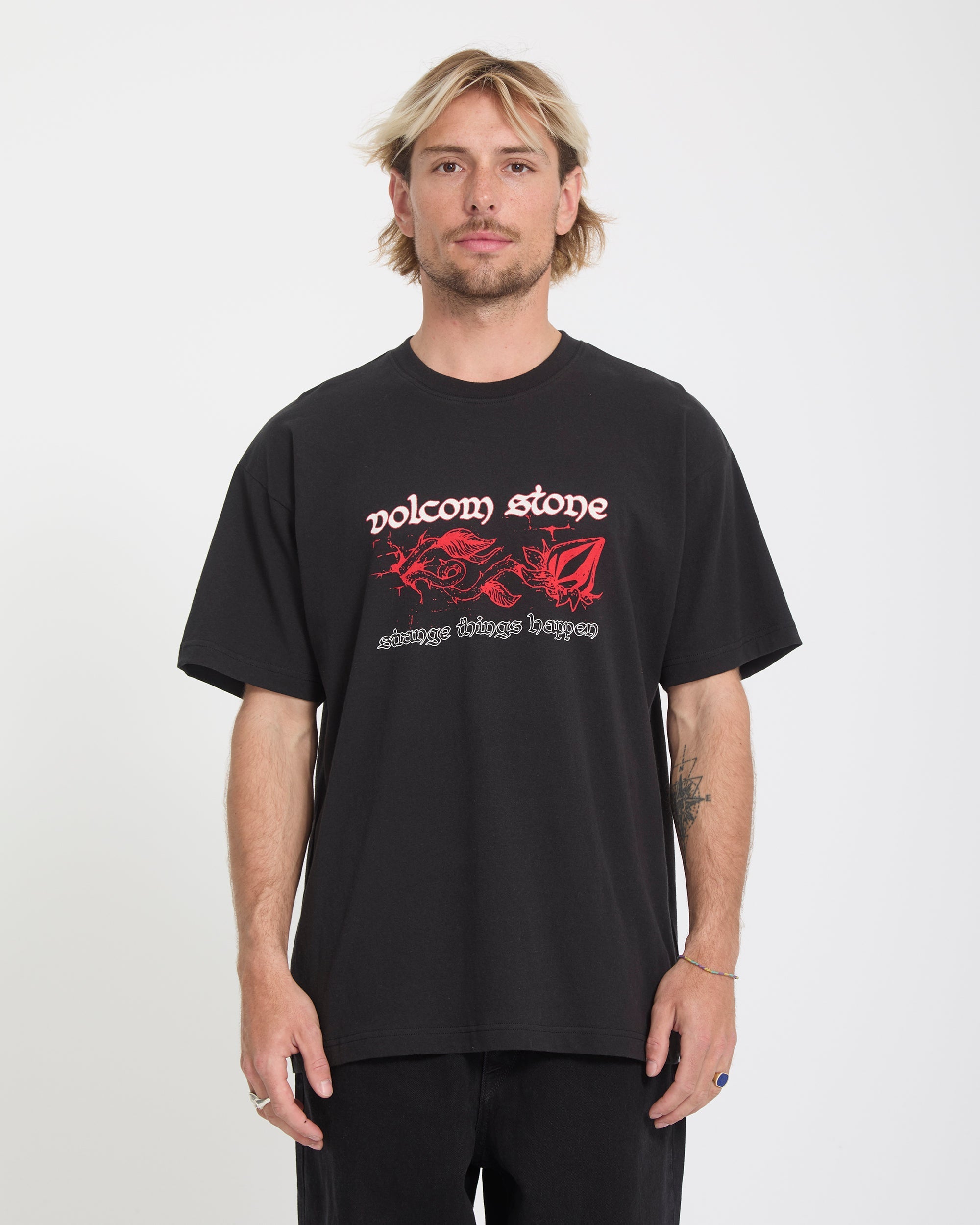 Charmed Brains T-Shirt - Rifle Green - Men - Volcom EU – Volcom Europe