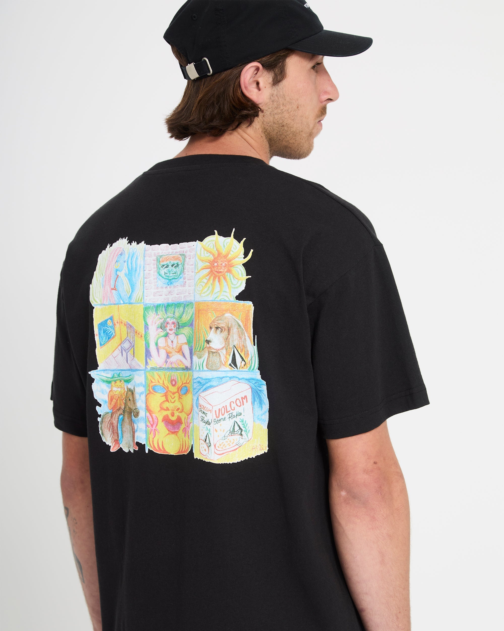 Double Fantasy T-Shirt - Black - Men - Volcom EU – Volcom Europe