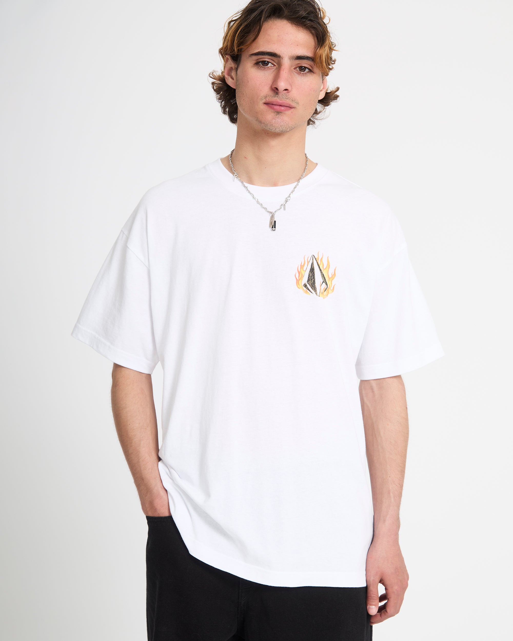 Double Fantasy T-Shirt - White - Men - Volcom EU – Volcom Europe