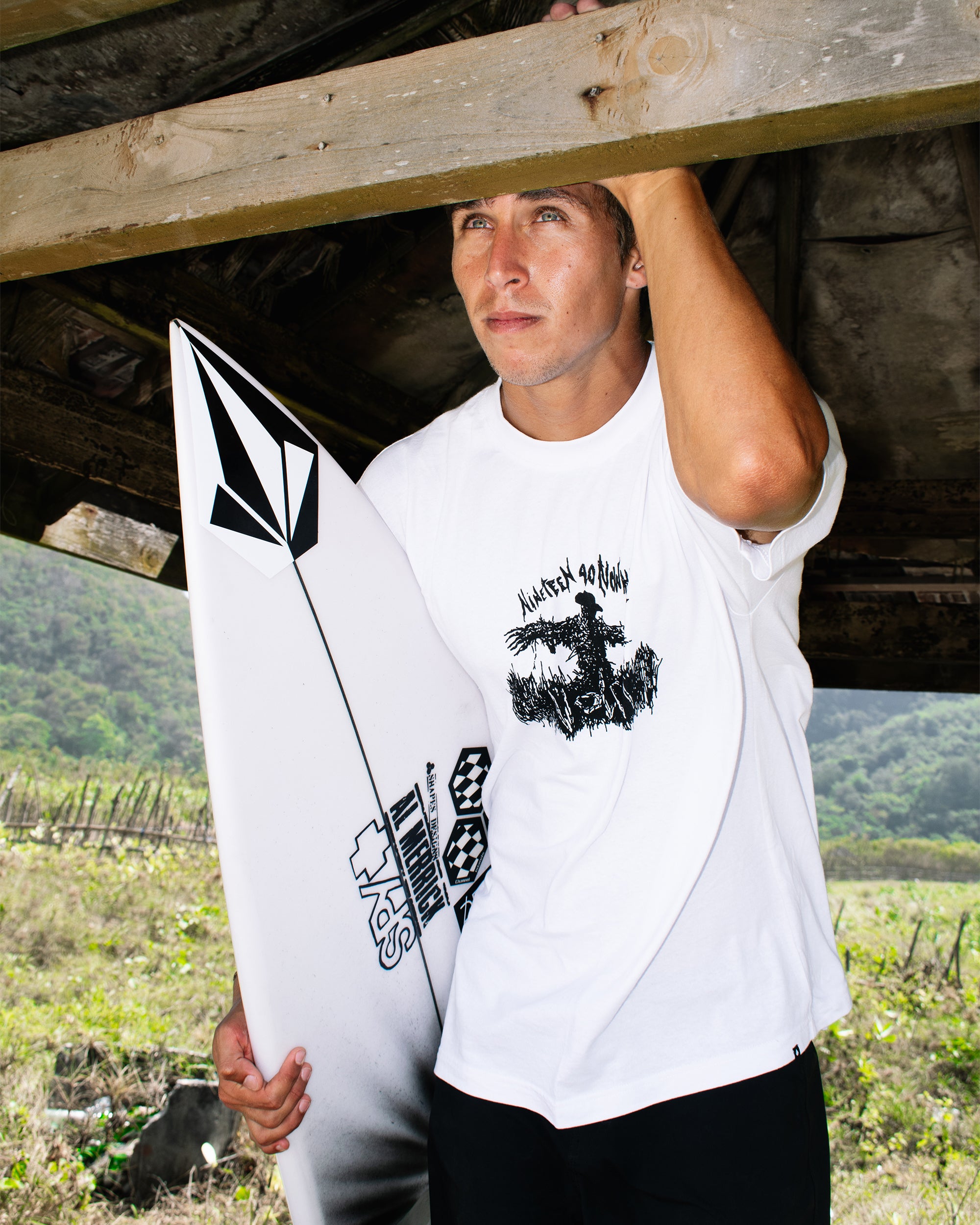 Gony Zubizarreta T-Shirt - White - Men - Volcom EU – Volcom Europe