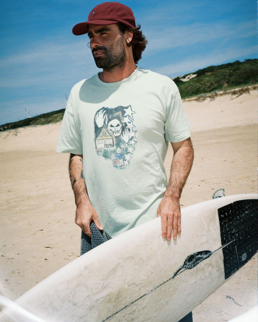Issam Auptel T-Shirt - Pale Aqua