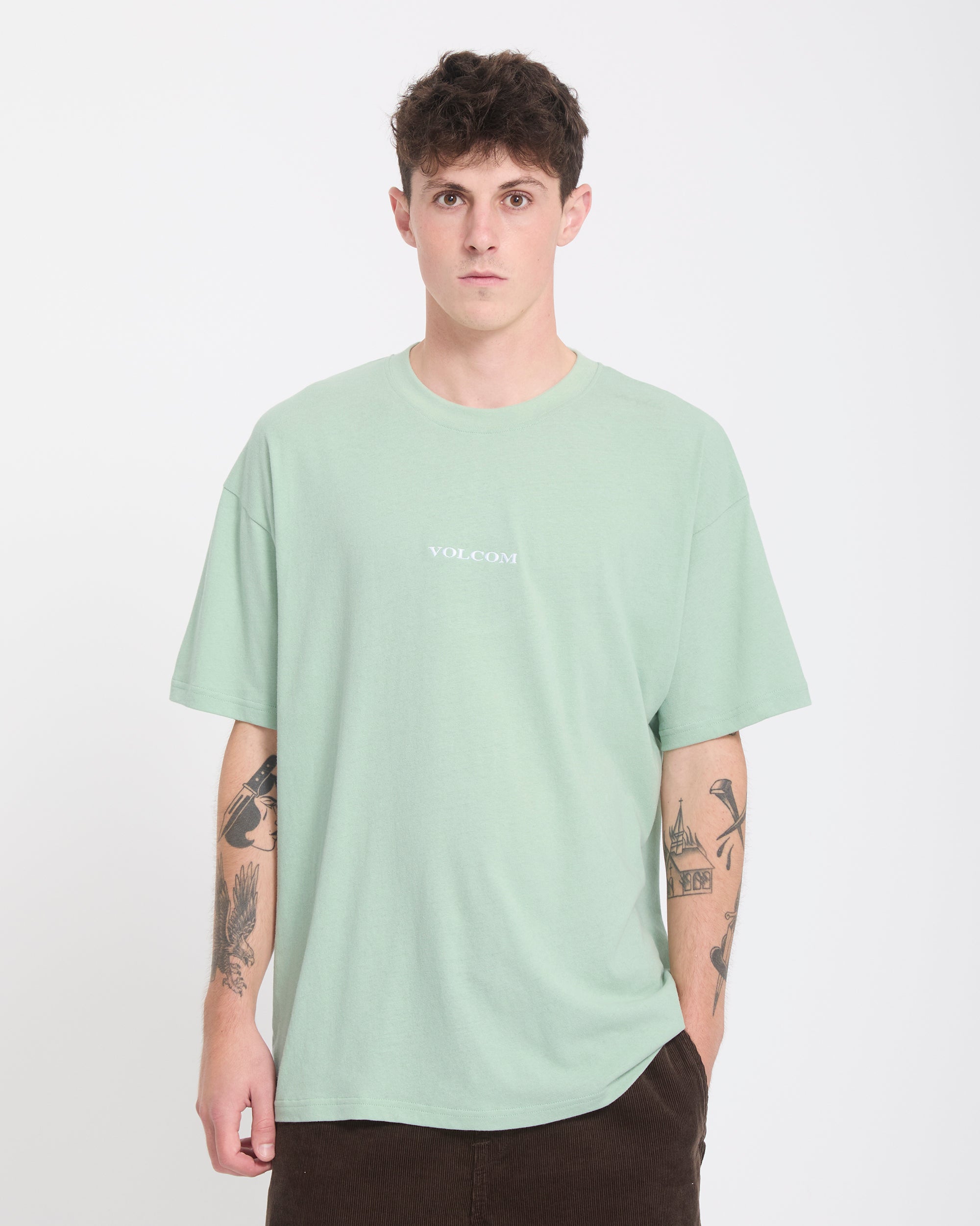 Volcom Stone T-Shirt - Ice Green - Men - Volcom EU – Volcom Europe