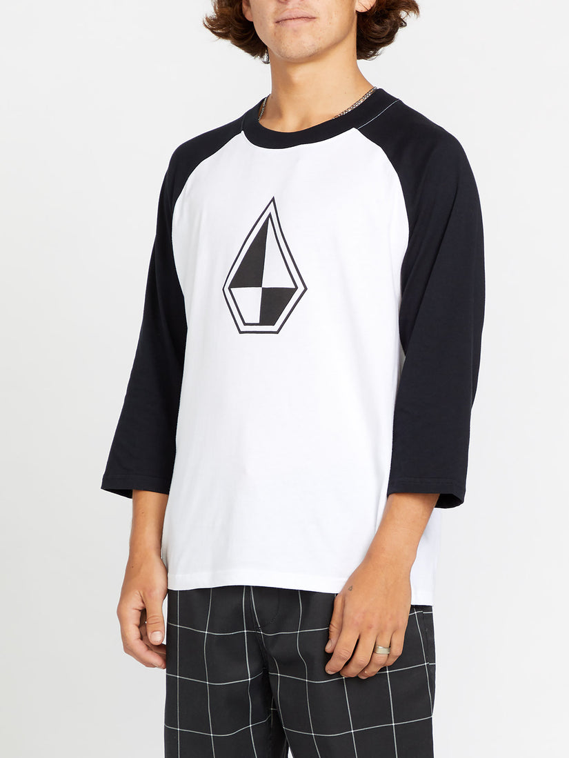Volcom Raglan Schroff X Volcom 3/4 Raglan T-Shirt - White - Men - Volcom EU – Volcom ...