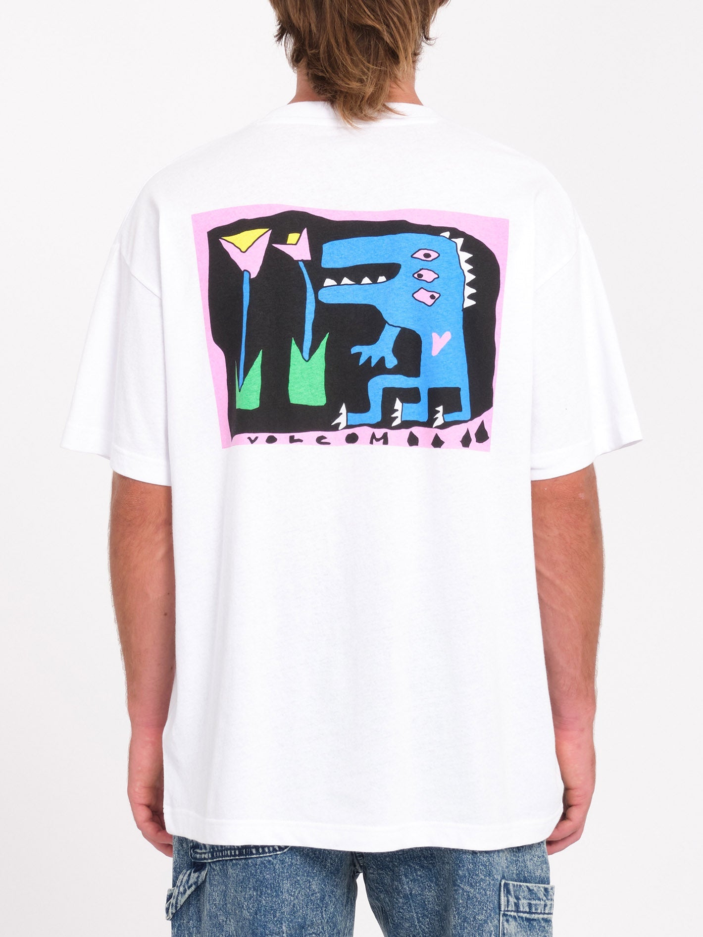 Arthur Dino T-Shirt - White - Men - Volcom EU – Volcom Europe