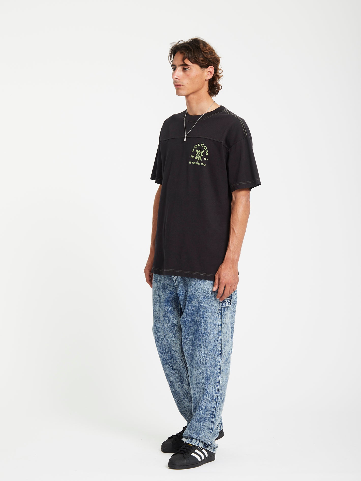 Iguchi Teepee T-Shirt - Black - Men - Volcom EU – Volcom Europe