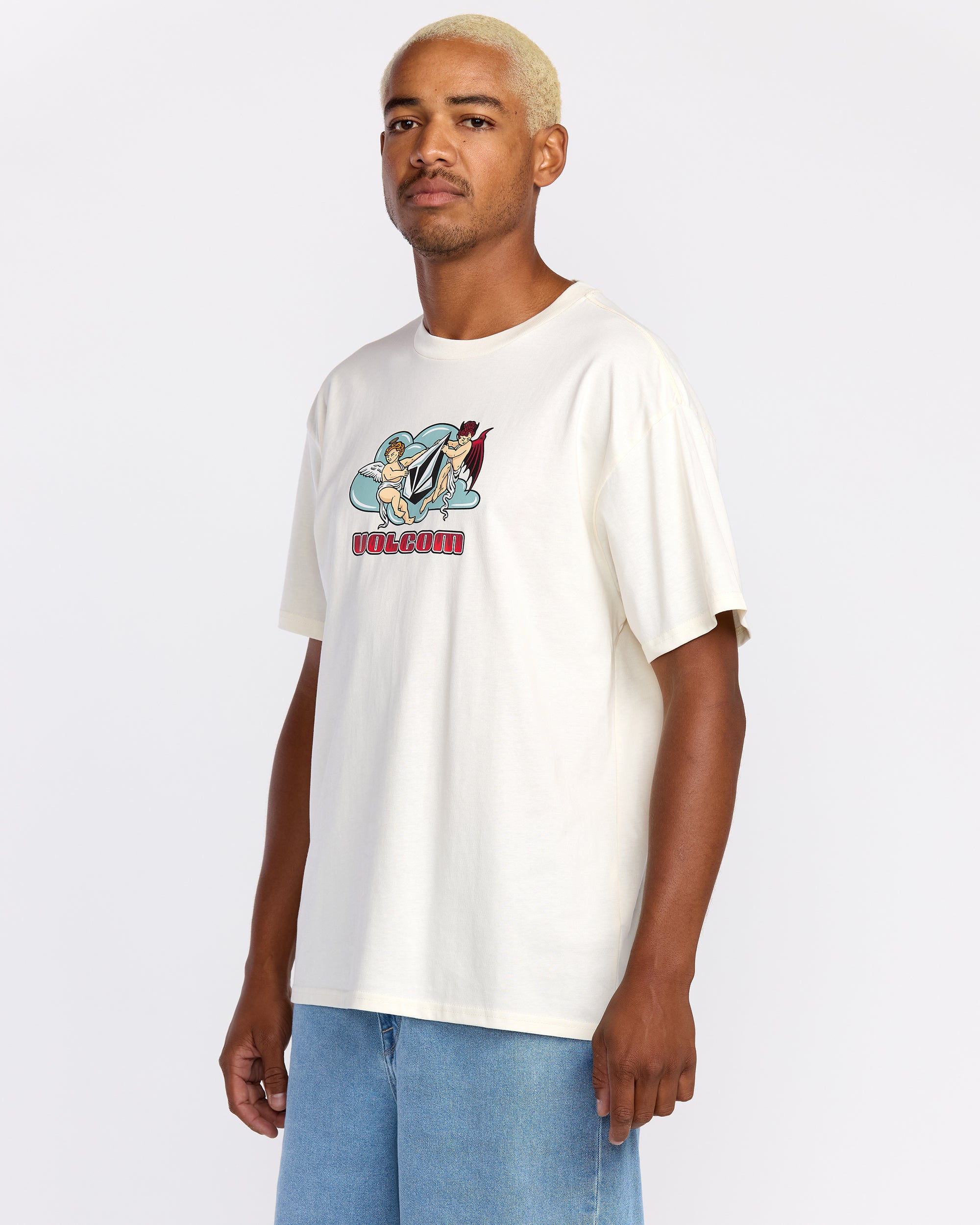 Cherubs T-Shirt - Off White - Volcom EU – Volcom Europe
