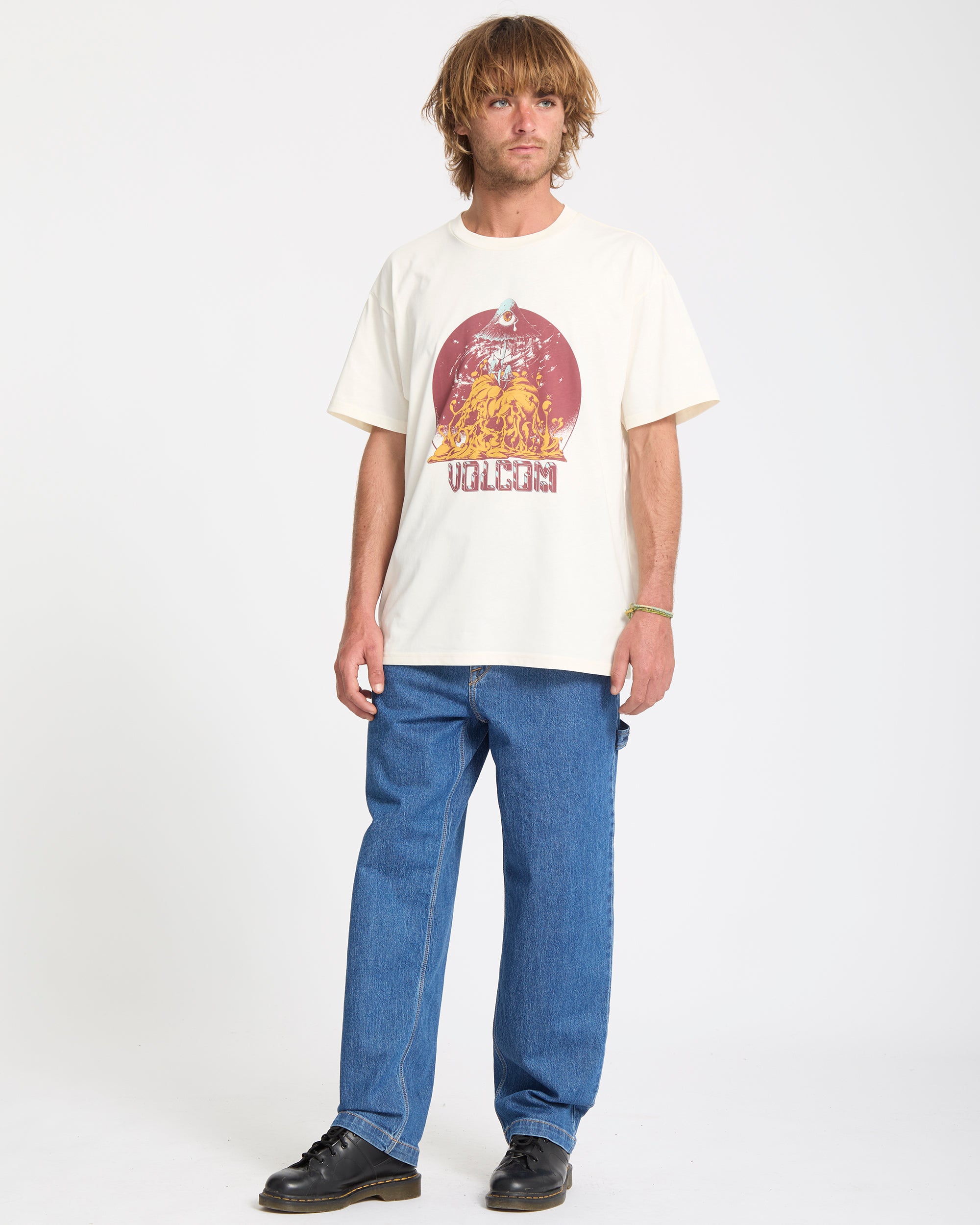 Callum Rooney T-Shirt - Off White - Men - Volcom EU – Volcom Europe