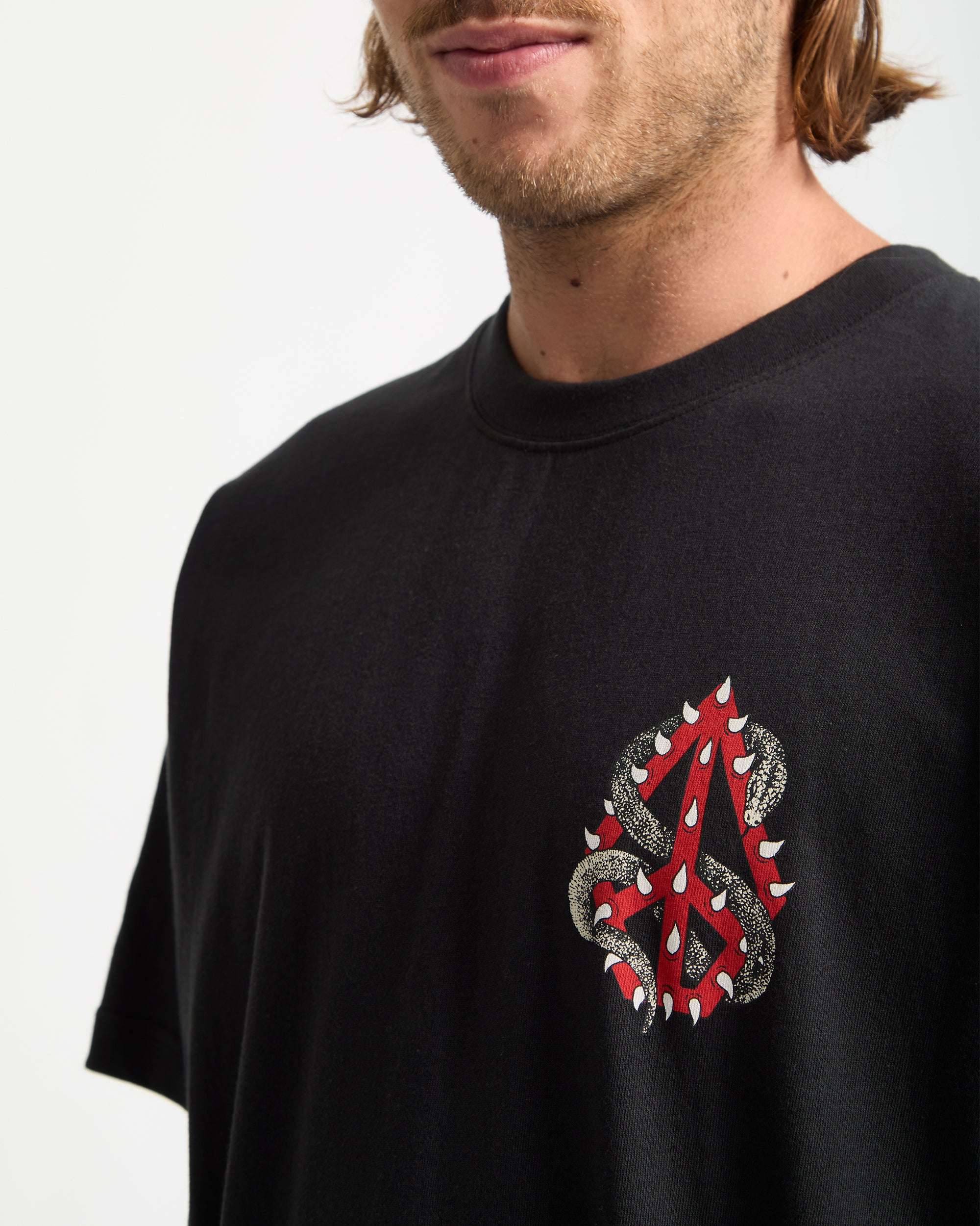 Snake Peace T-Shirt - Black - Men - Volcom EU – Volcom Europe