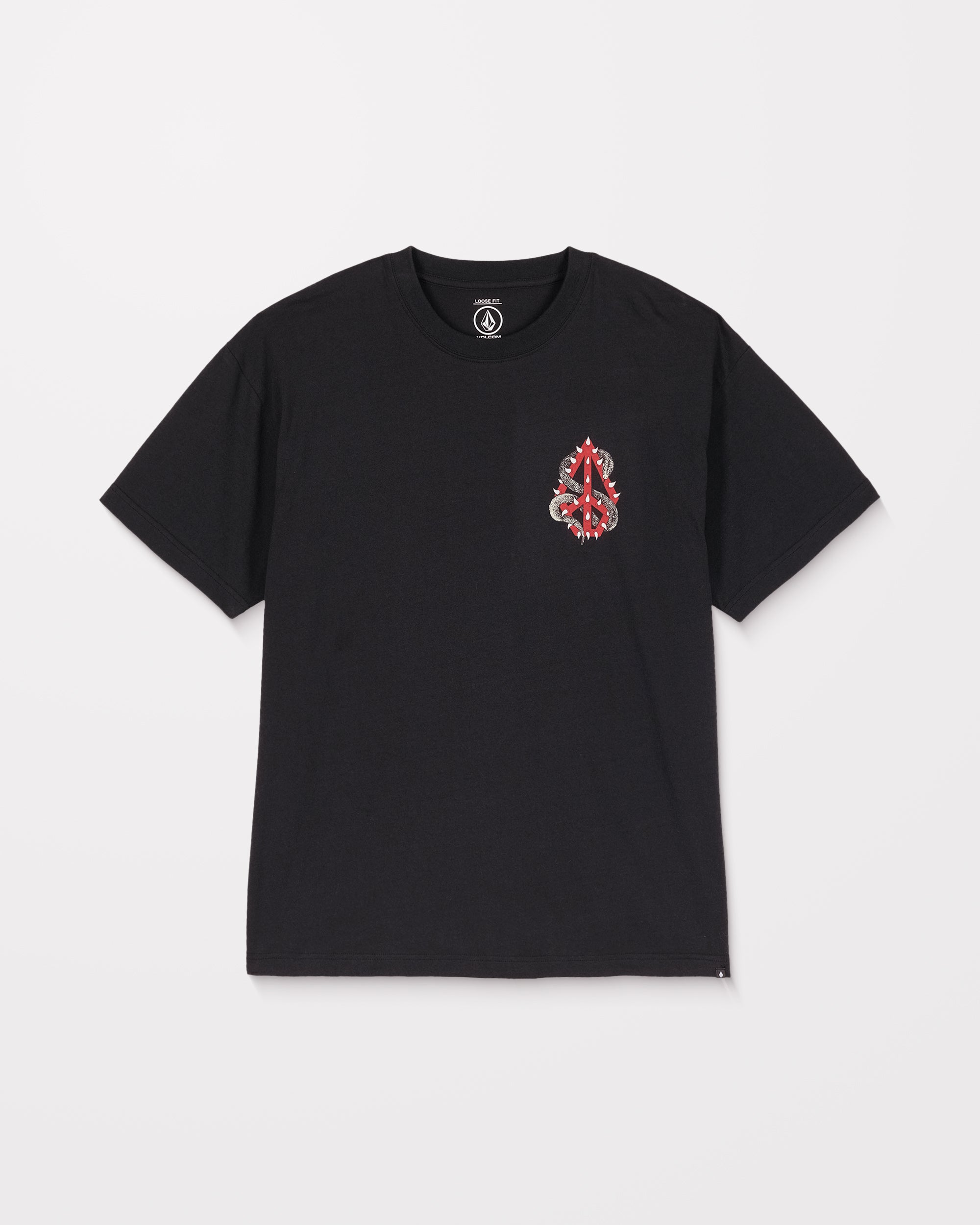 Snake Peace T-Shirt - Black - Men - Volcom EU – Volcom Europe