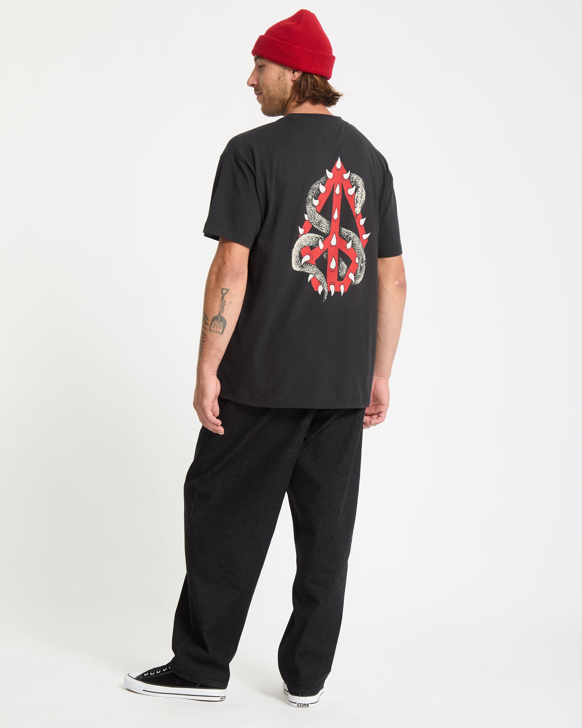 Snake Peace T-Shirt - Black - Men - Volcom EU – Volcom Europe