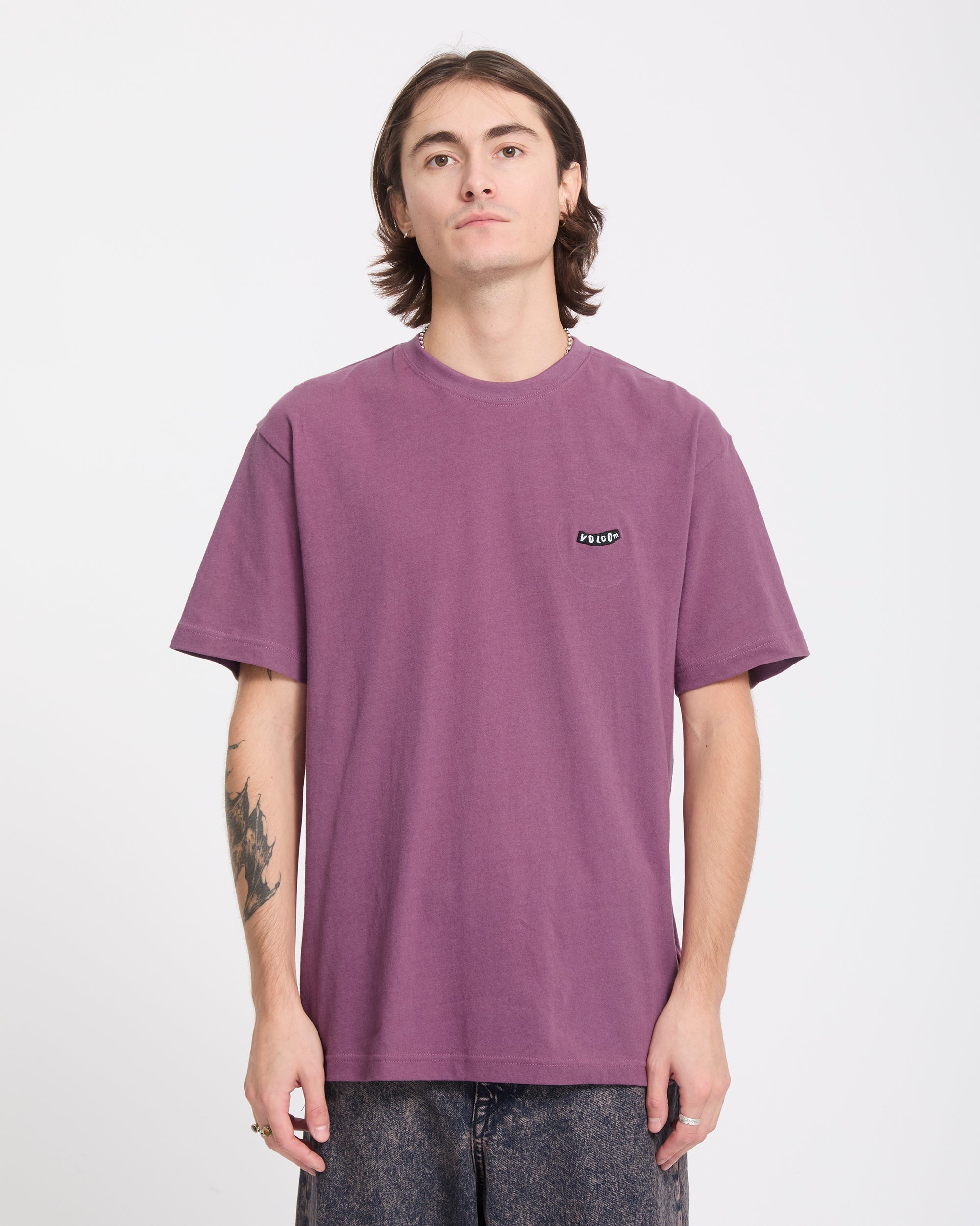 Pistol Stone T-Shirt - Orchid - Men - Volcom EU – Volcom Europe