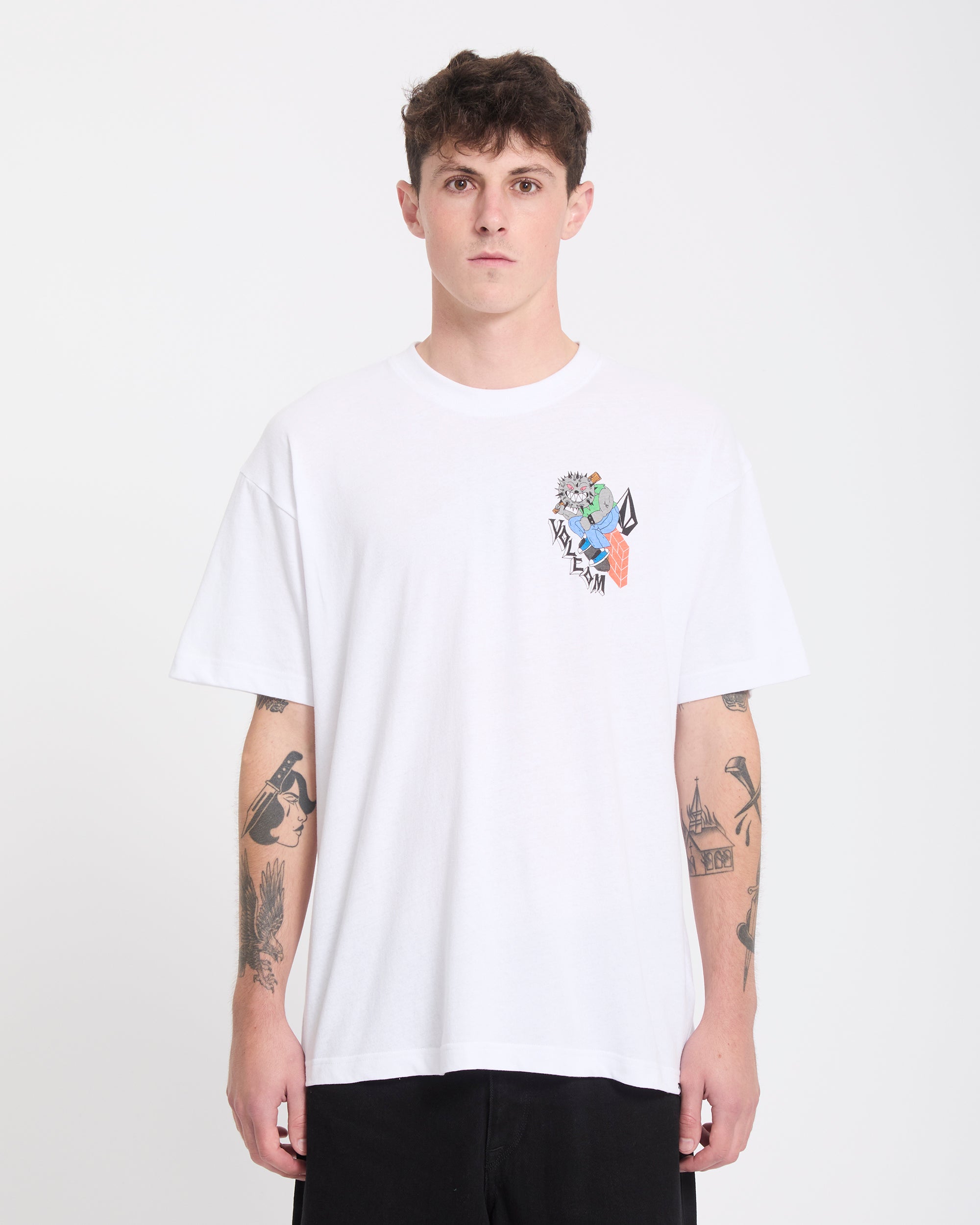 ouf clothing tシャツswagginboyzz yoko sk8 白 Sk8 Break T-Shirt - White - Men - Volcom EU – Volcom Europe