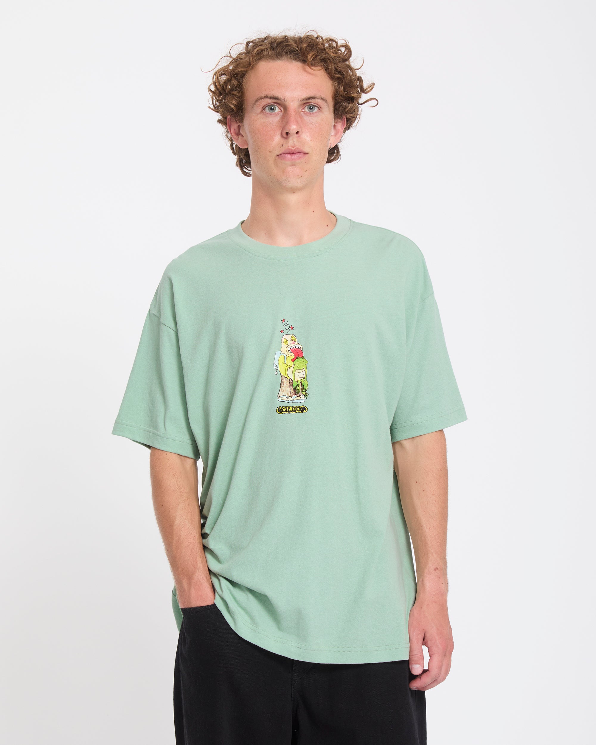Acid Frog T-Shirt - Ice Green - Men - Volcom EU – Volcom Europe